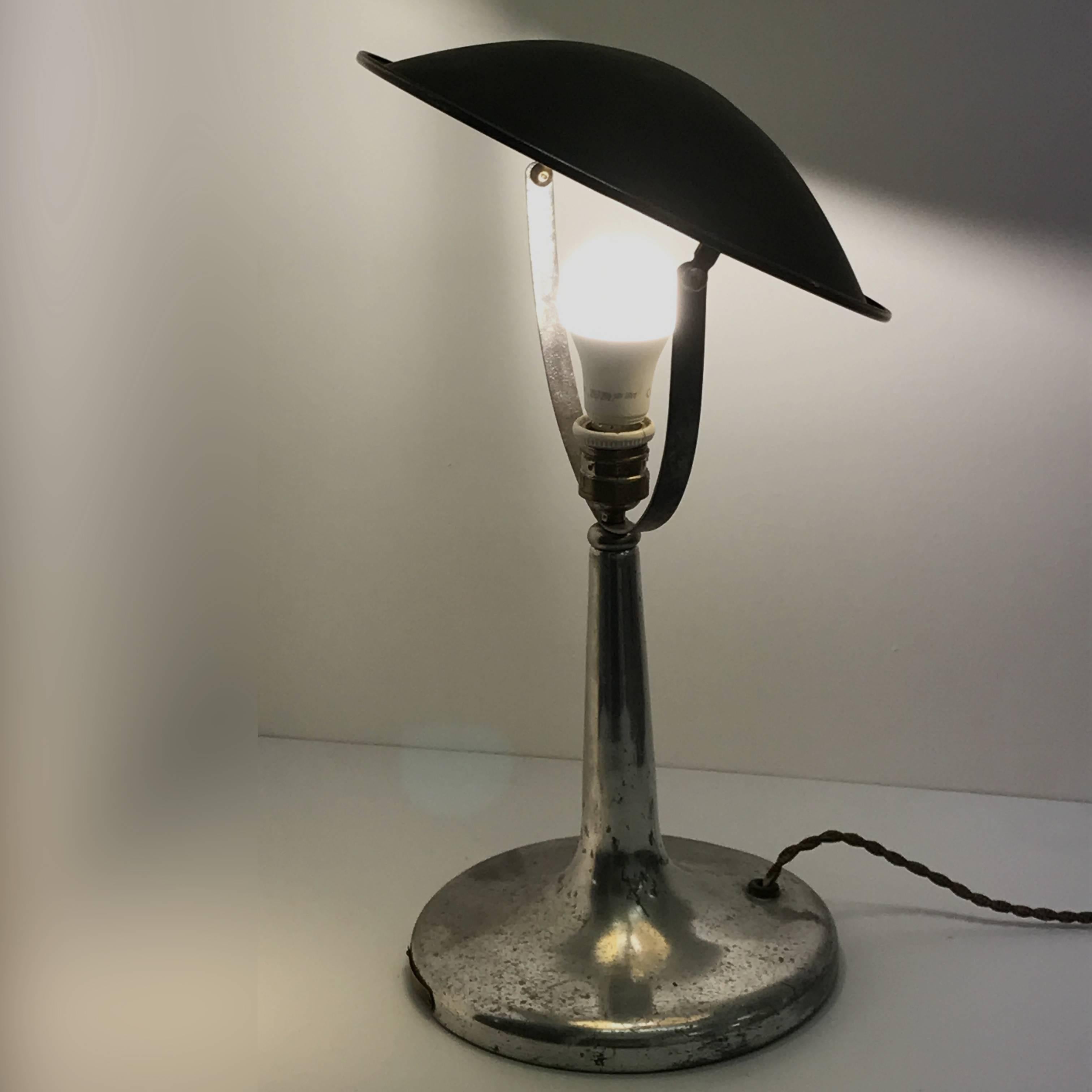 Midcentury Gardoncini Italian Italian Adjustable Table Lamp for Zerowatt, 1940s For Sale 11