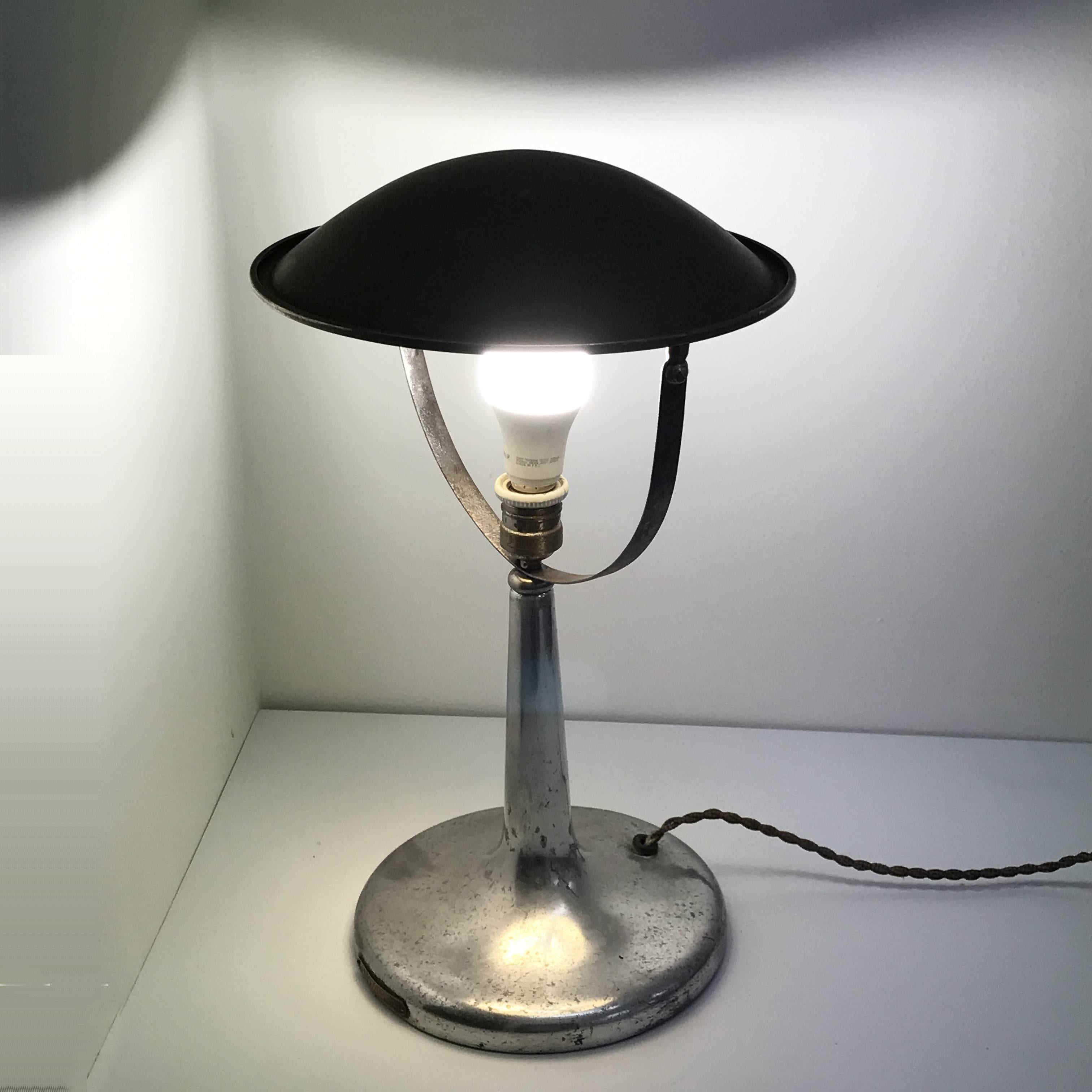 Midcentury Gardoncini Italian Italian Adjustable Table Lamp for Zerowatt, 1940s For Sale 12
