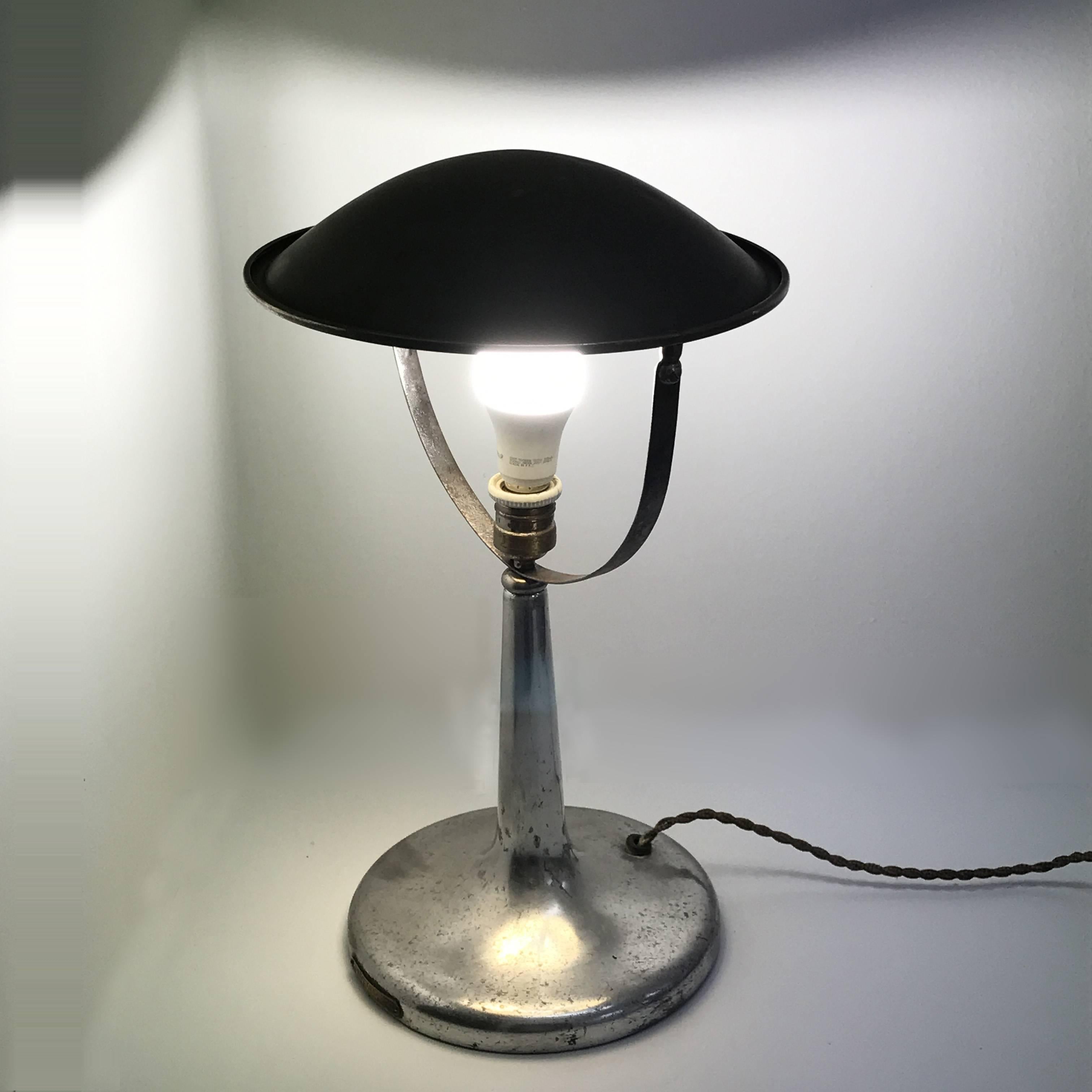 Midcentury Gardoncini Italian Italian Adjustable Table Lamp for Zerowatt, 1940s For Sale 13