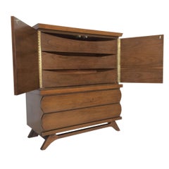 Midcentury Gentleman's Chest in Walnut