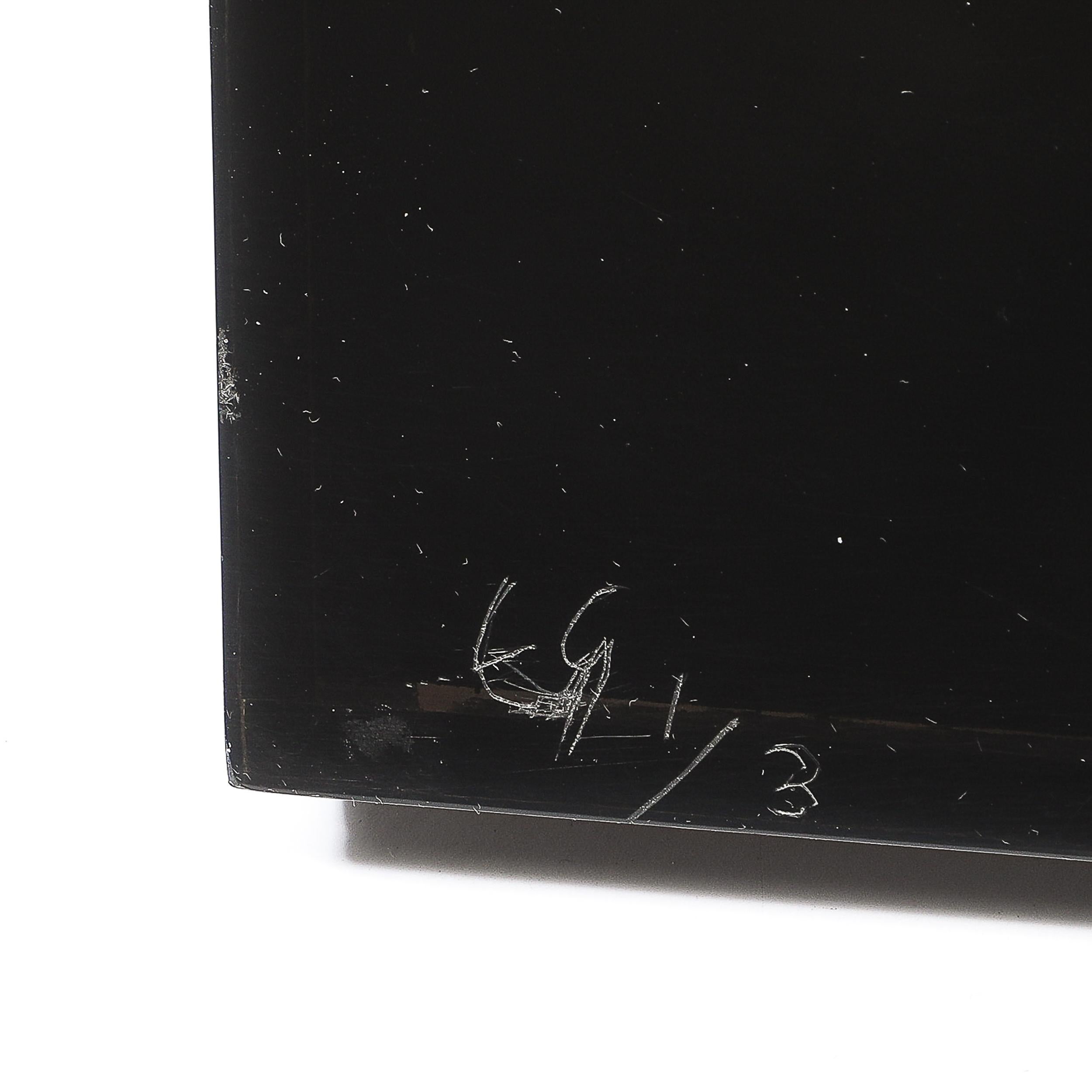 Late 20th Century Midcentury Geometric Abstract Wall Sculpture in Gilt Bronze signed Emile Gilioli For Sale