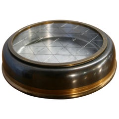Midcentury Geometric Brass Wire Cigarette Cigar Ashtray Style of Paul McCobb