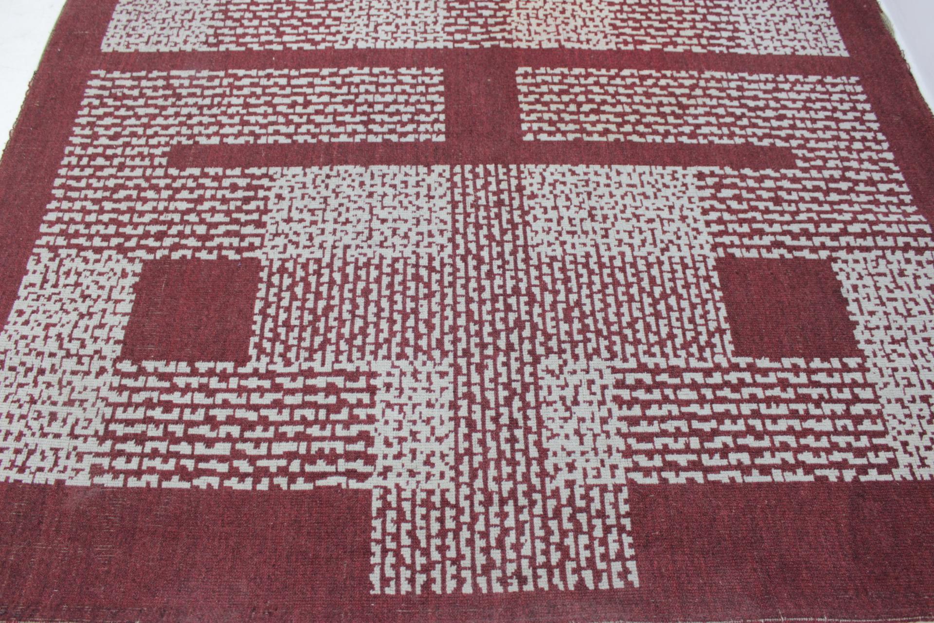 Mid-Century Modern Midcentury Geometric Carpet / Rug For Sale