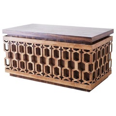 Midcentury Geometric Johnny Carson Style Desk