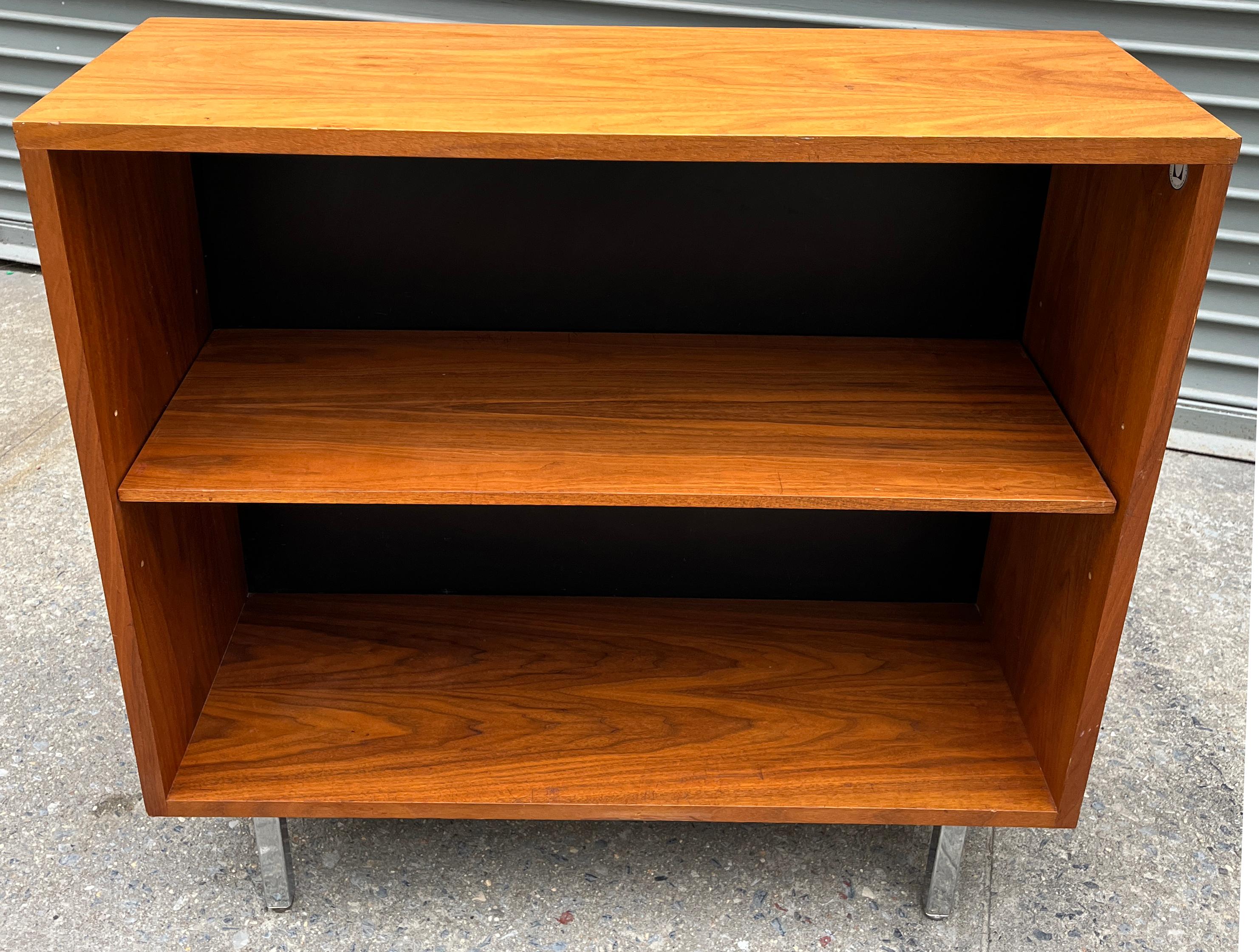 Chrome Midcentury George Nelson for Herman Miller Bookcase For Sale
