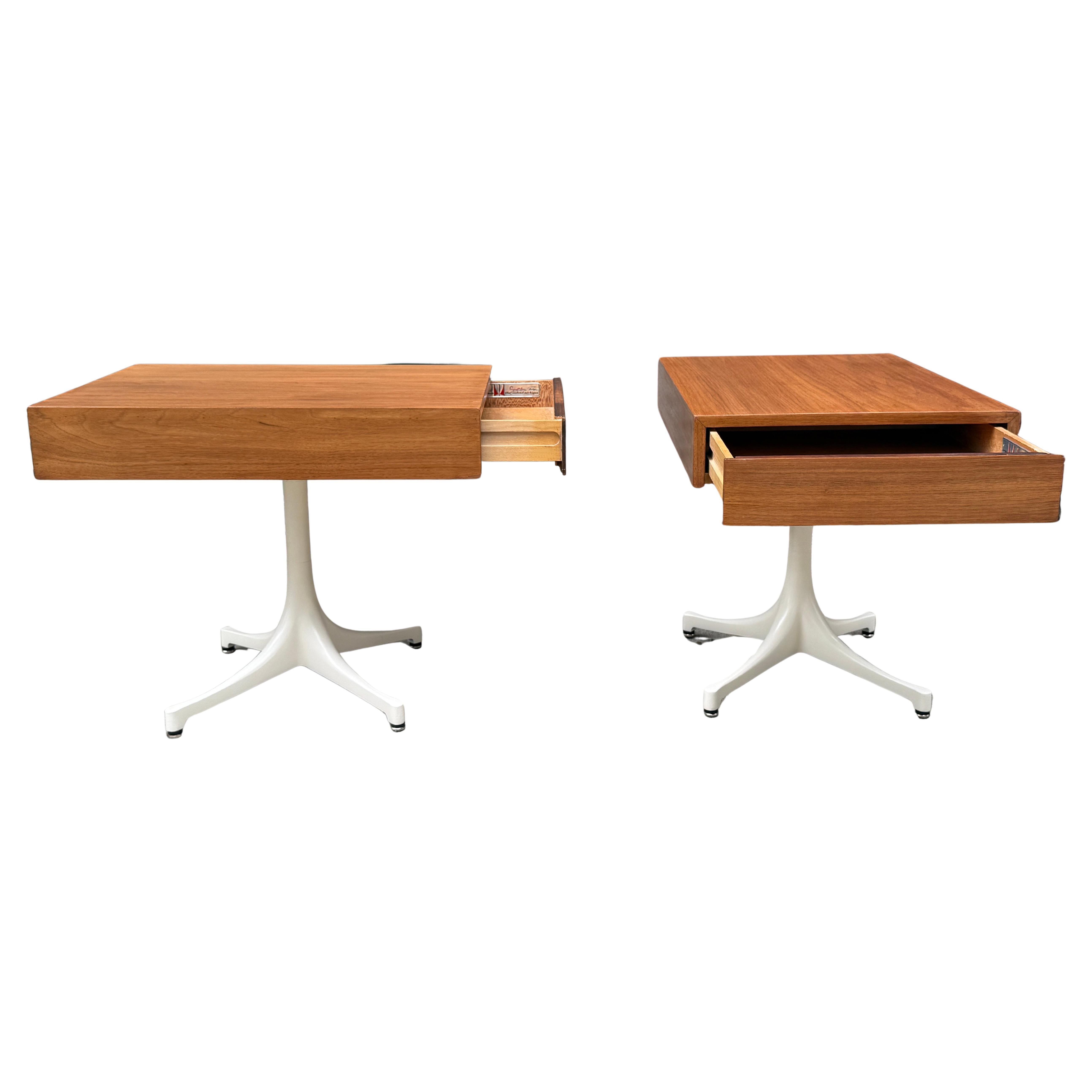 Mid-Century Modern Midcentury George Nelson for Herman Miller Side Tables For Sale