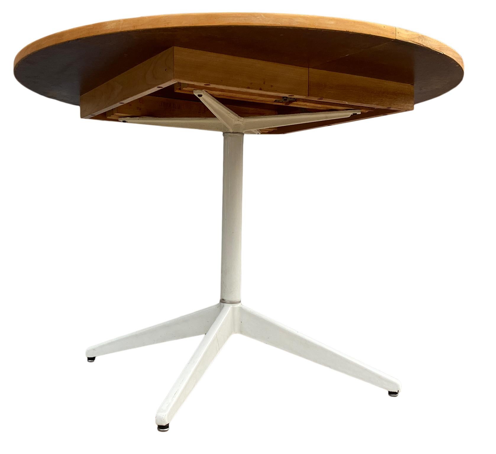 Mid-Century Modern Midcentury George Nelson Herman Miller Expandable Dining Table with 1 Leaf