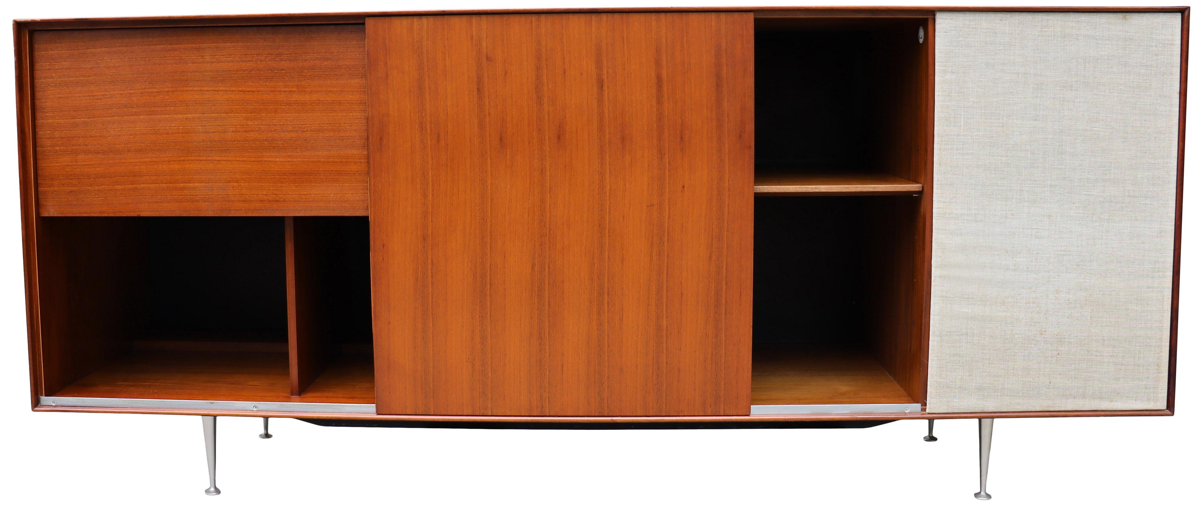 Mid-Century Modern Midcentury George Nelson Hifi Cabinet Thin Edge for Herman Miller