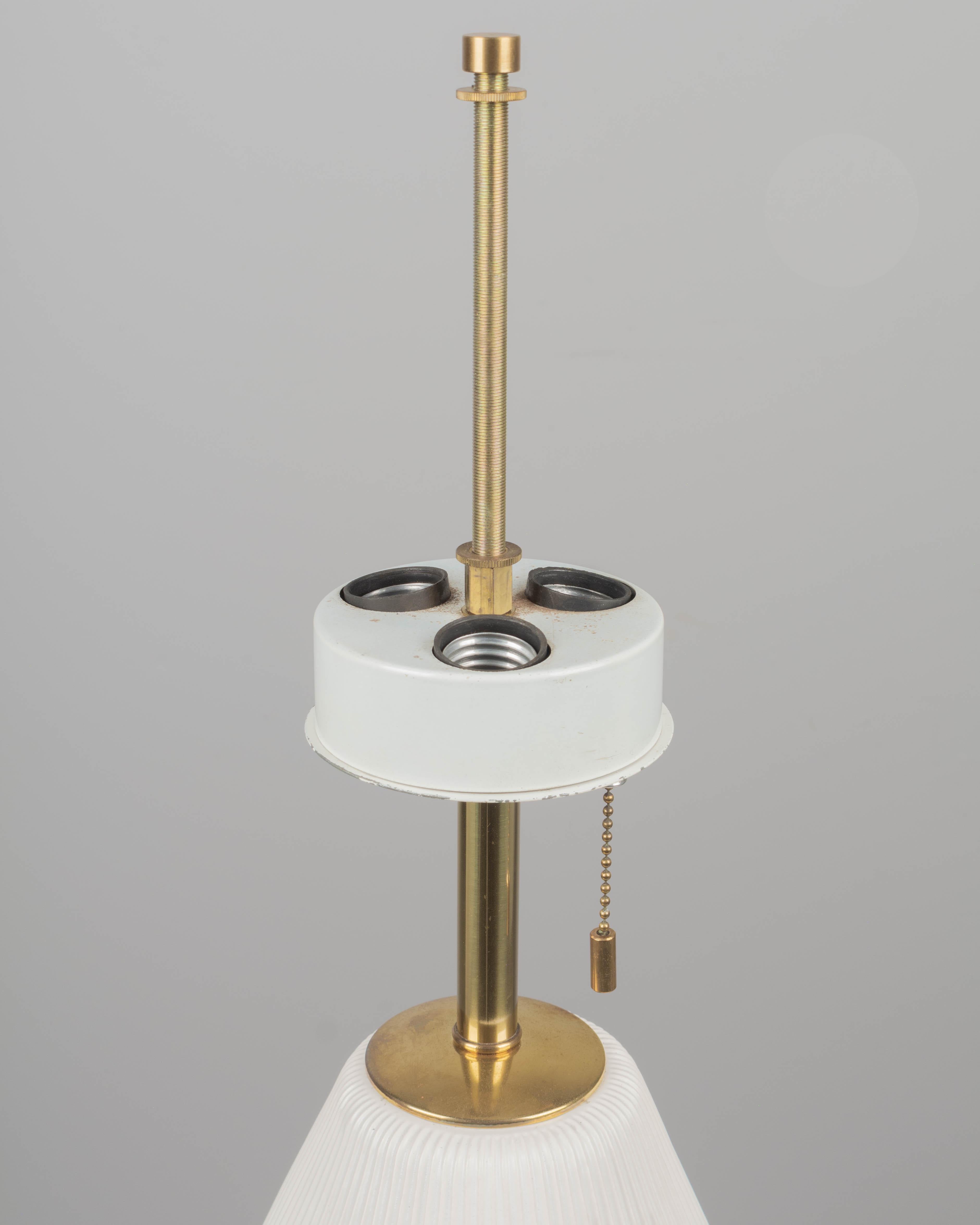 20th Century Midcentury Gerald Thurston Lightolier Ceramic Lamp