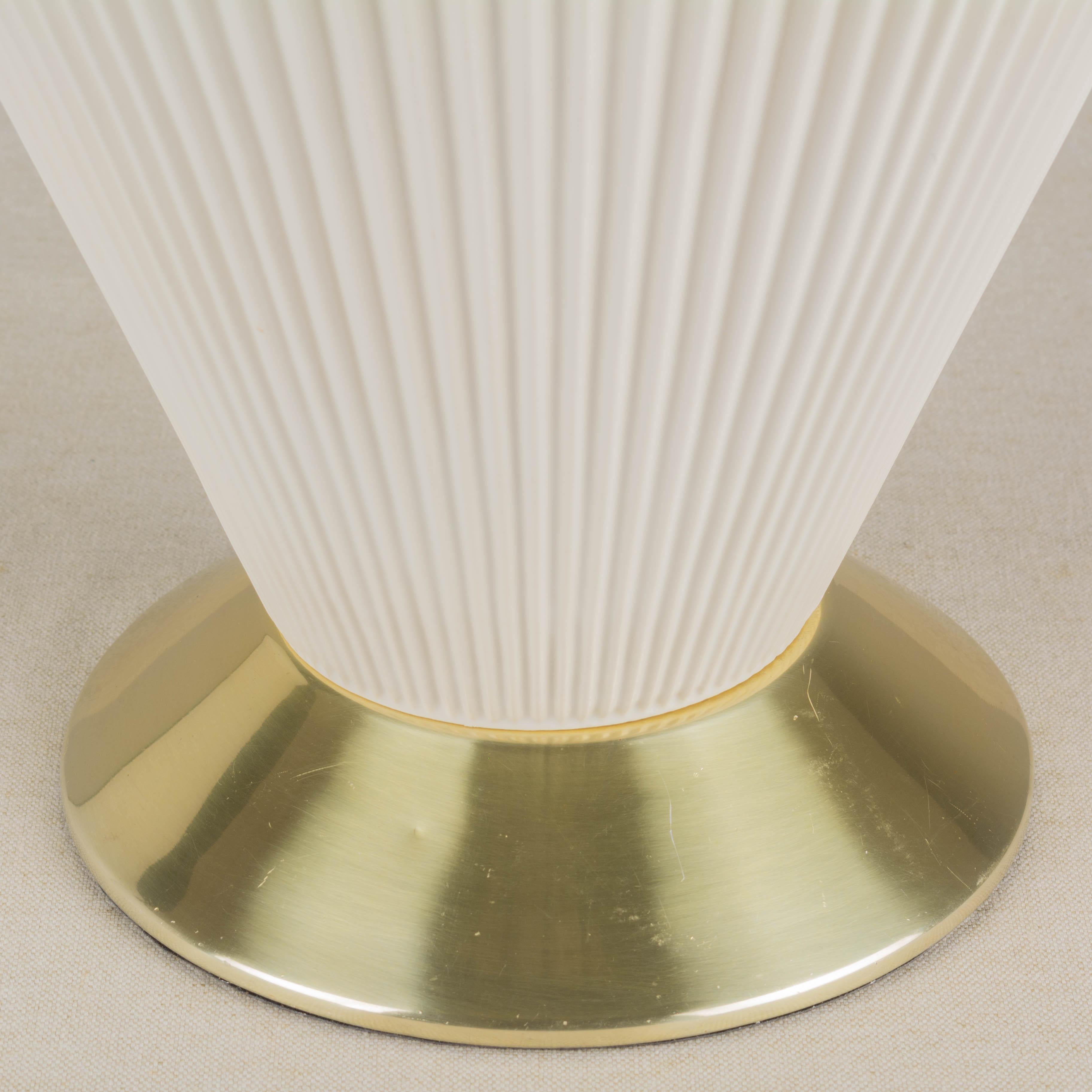 Metal Midcentury Gerald Thurston Lightolier Ceramic Lamp