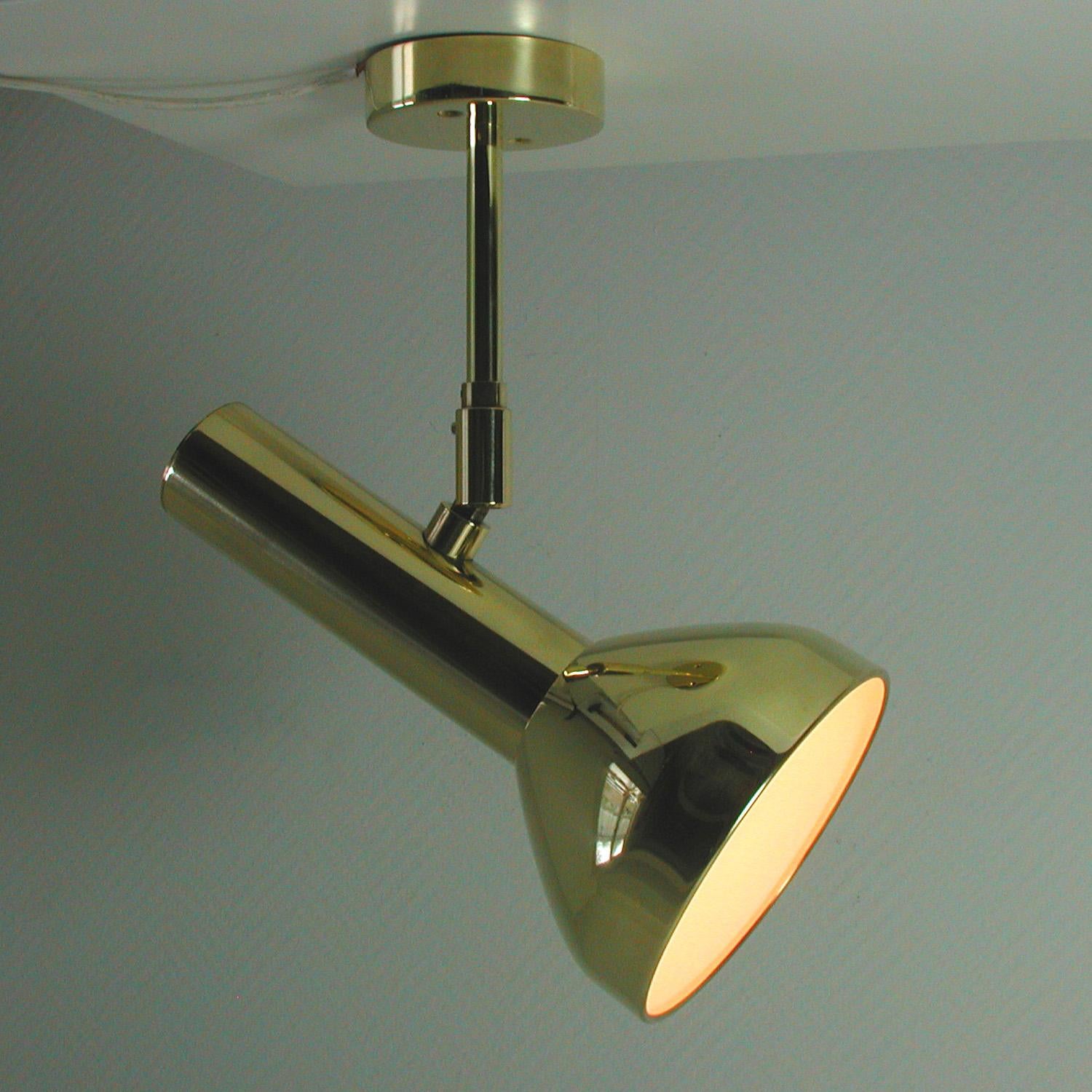 Midcentury German Brass Wall Light Sconce by Cosack, 1960s For Sale 6