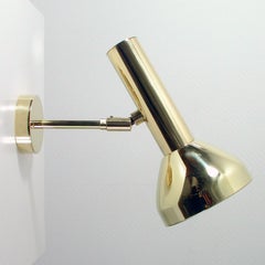 Midcentury German Brass Wall Light Sconce by Cosack, 1960s