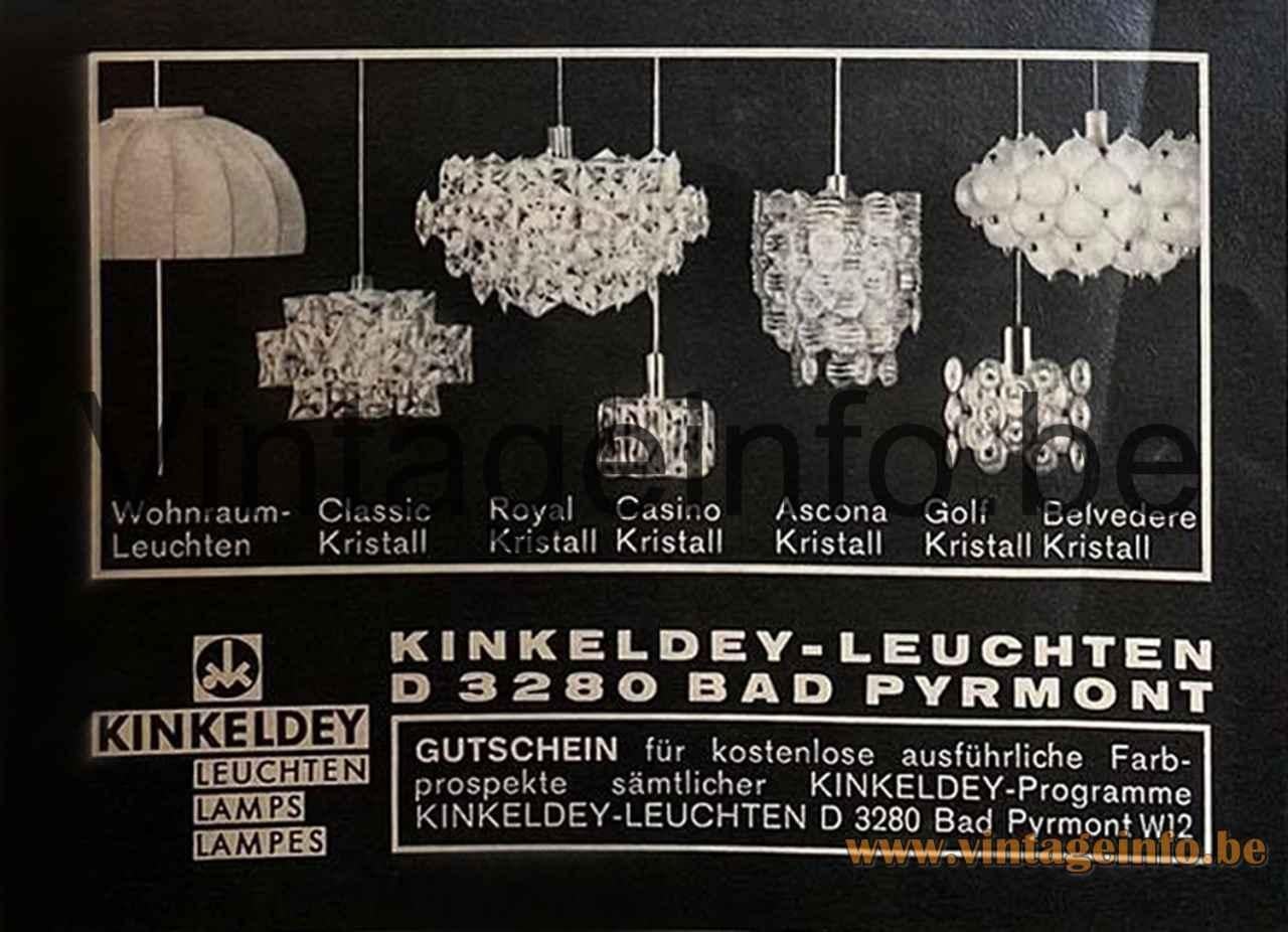Coppia di grandi lampade da parete in cristallo di Kinkeldey, anni '60, Germania, metà secolo. in vendita 12