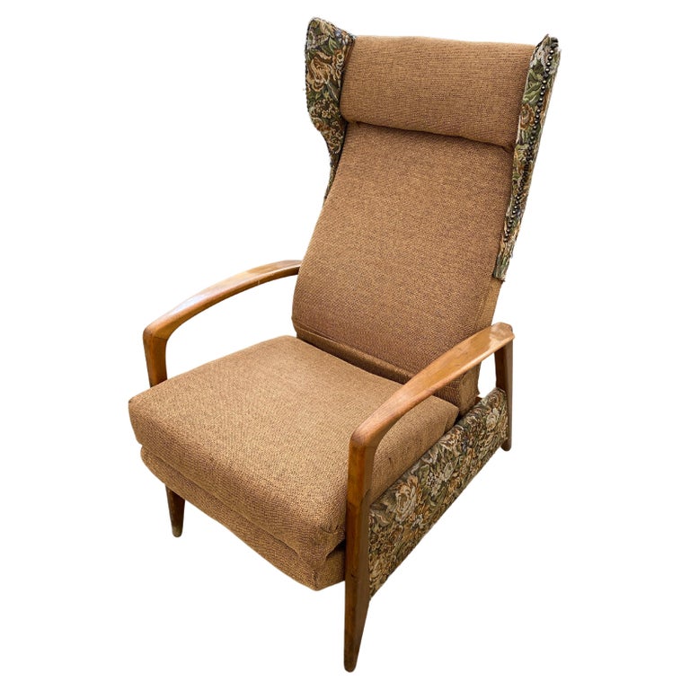Midcentury German Reclining Chair, 1970s For Sale at 1stDibs
