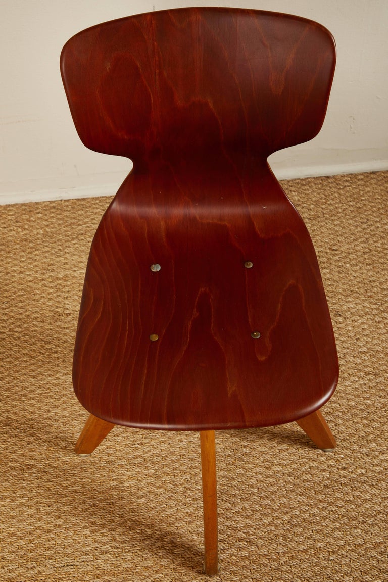 Midcentury German School Chairs For Sale at 1stdibs