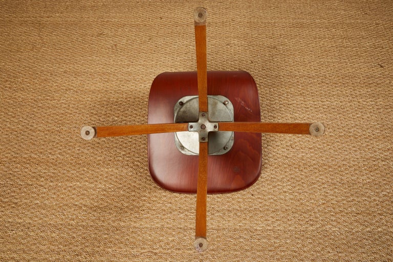 Mid Century German School Chairs For Sale at 1stDibs