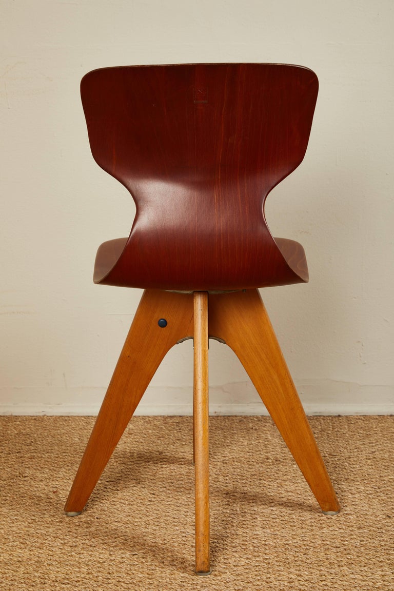 Midcentury German School Chairs For Sale at 1stdibs