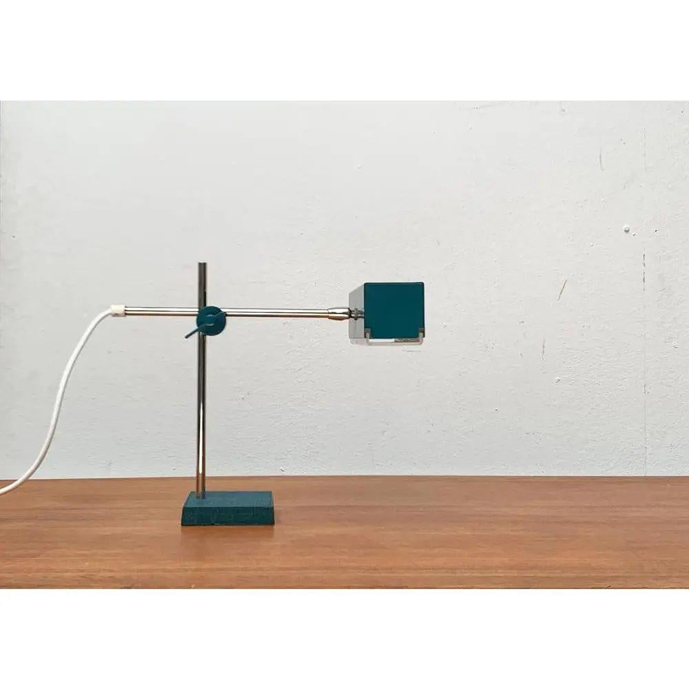 Mid-Century Modern MidCentury German Space Age Minimalist Table Lamp from Leclaire & Schäfer, 1960s For Sale