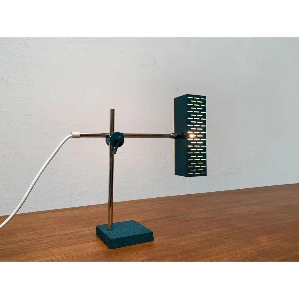 20th Century MidCentury German Space Age Minimalist Table Lamp from Leclaire & Schäfer, 1960s For Sale