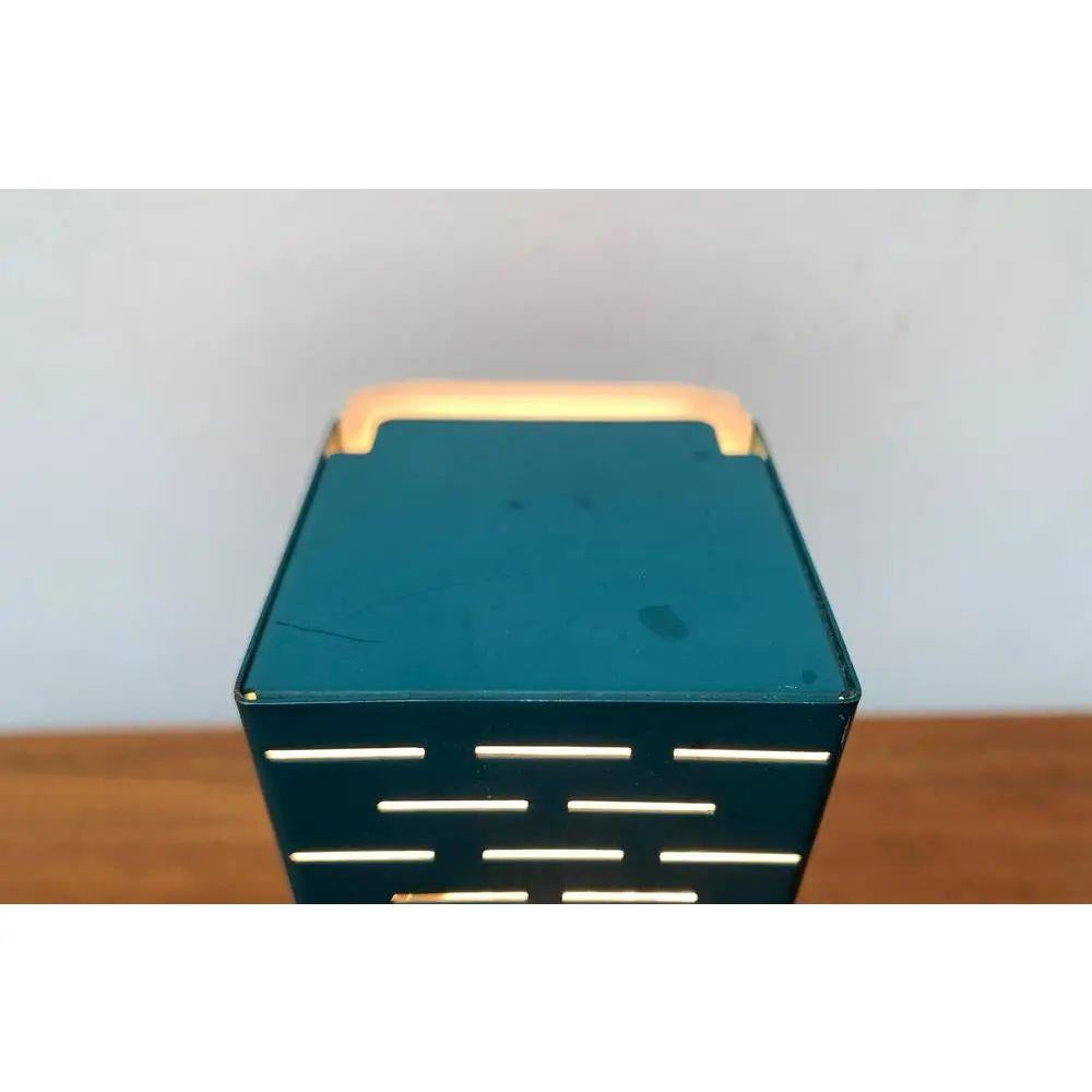 Metal MidCentury German Space Age Minimalist Table Lamp from Leclaire & Schäfer, 1960s For Sale