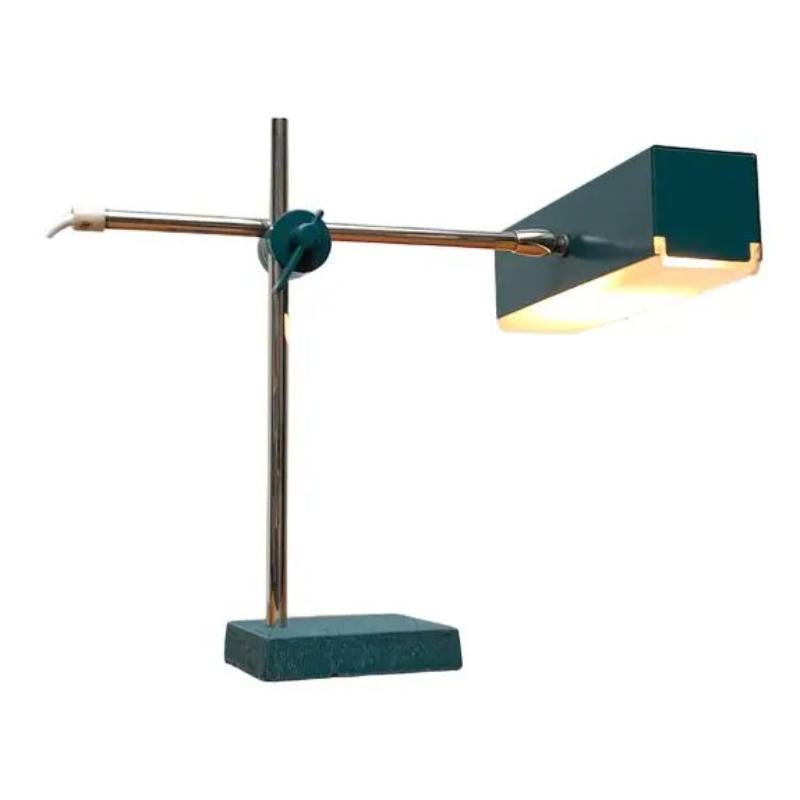 MidCentury German Space Age Minimalist Table Lamp from Leclaire & Schäfer, 1960s