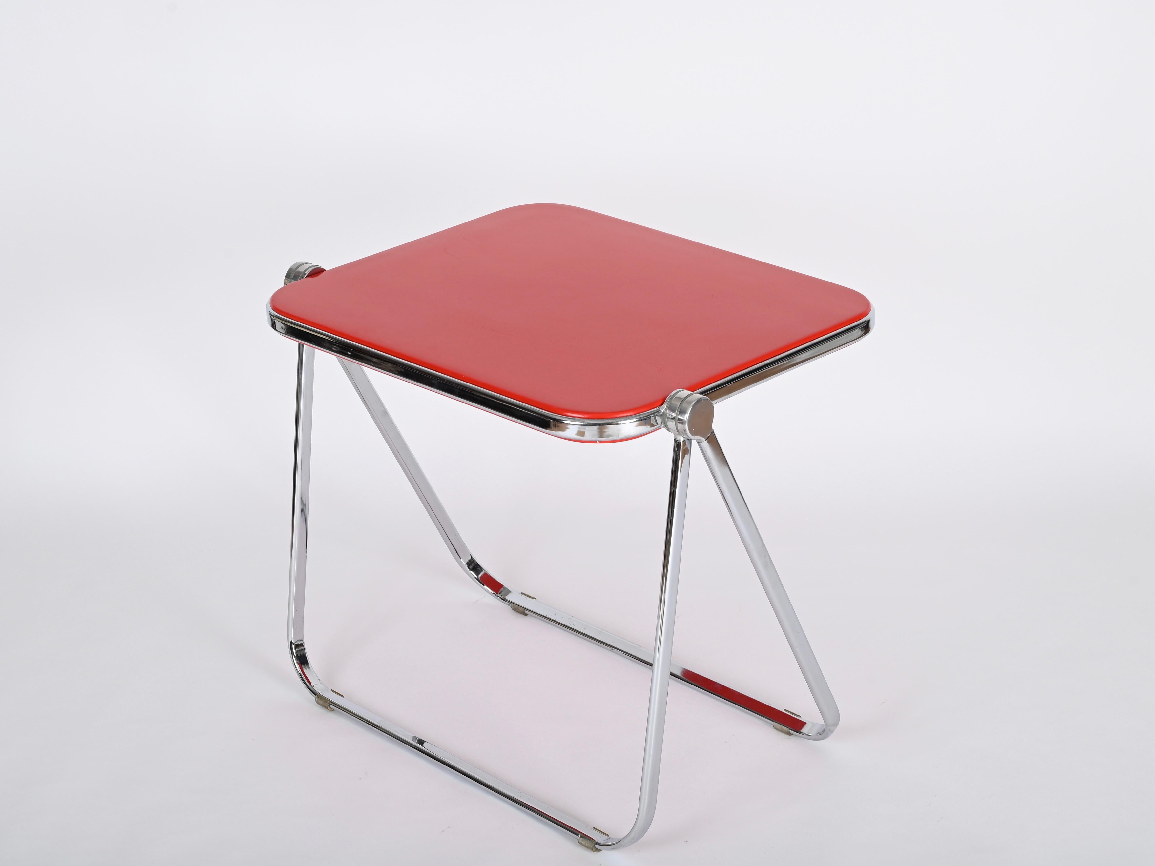 Italian Midcentury Giancarlo Piretti Red 