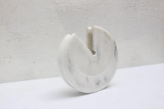 Midcentury Giusti-Di Rosa "Eccentrico" White Carrara Marble Centerpiece, Up&Up