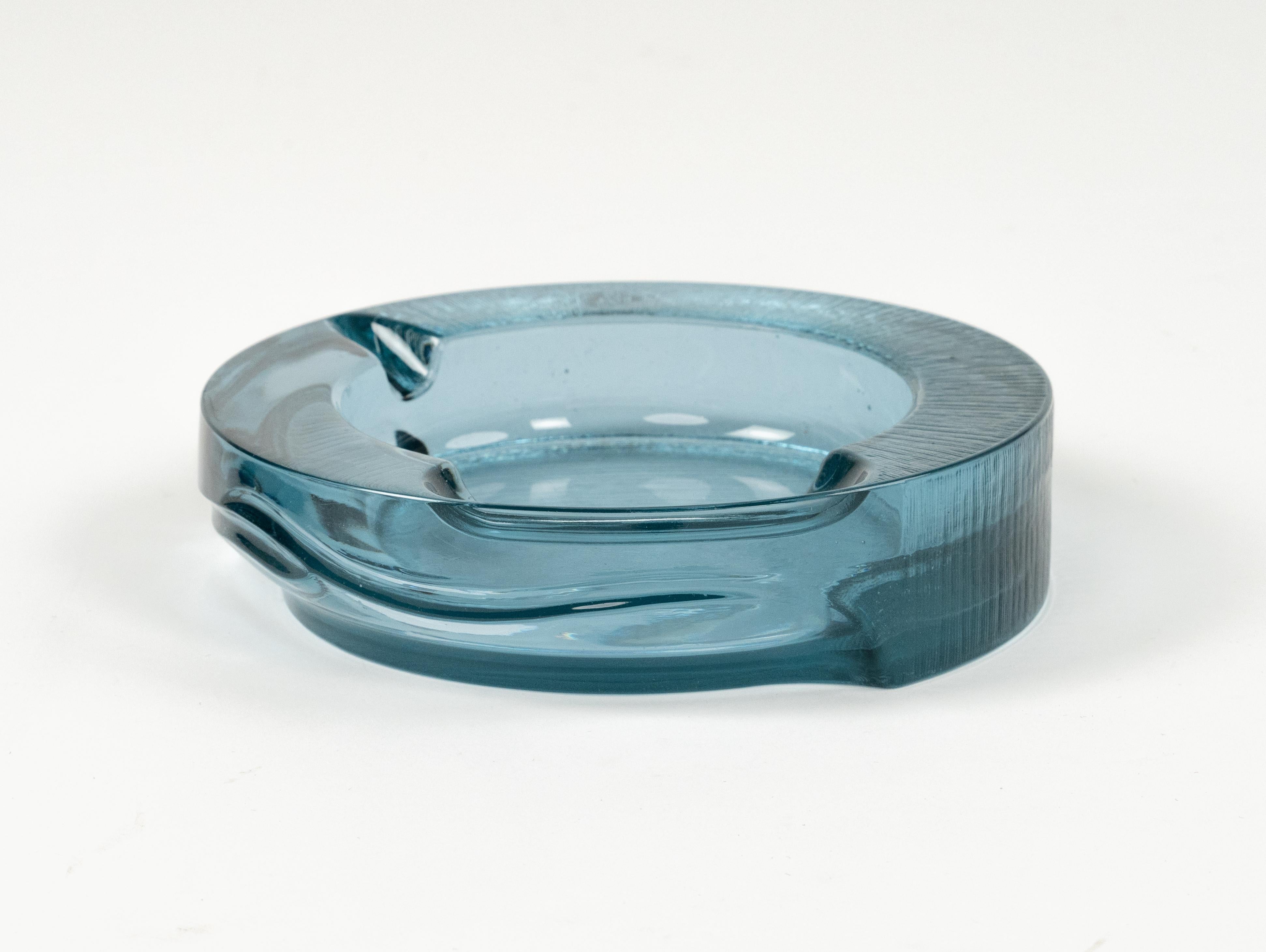 Cenicero de cristal de mediados de siglo Fabio Frontini para Arnolfo di Cambio, Italia Años 70 Moderno de mediados de siglo en venta
