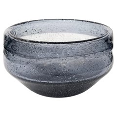 Glasschale aus der Jahrhundertmitte von Erik Höglund,  für Boda Glassworks Schweden, 1960er Jahre