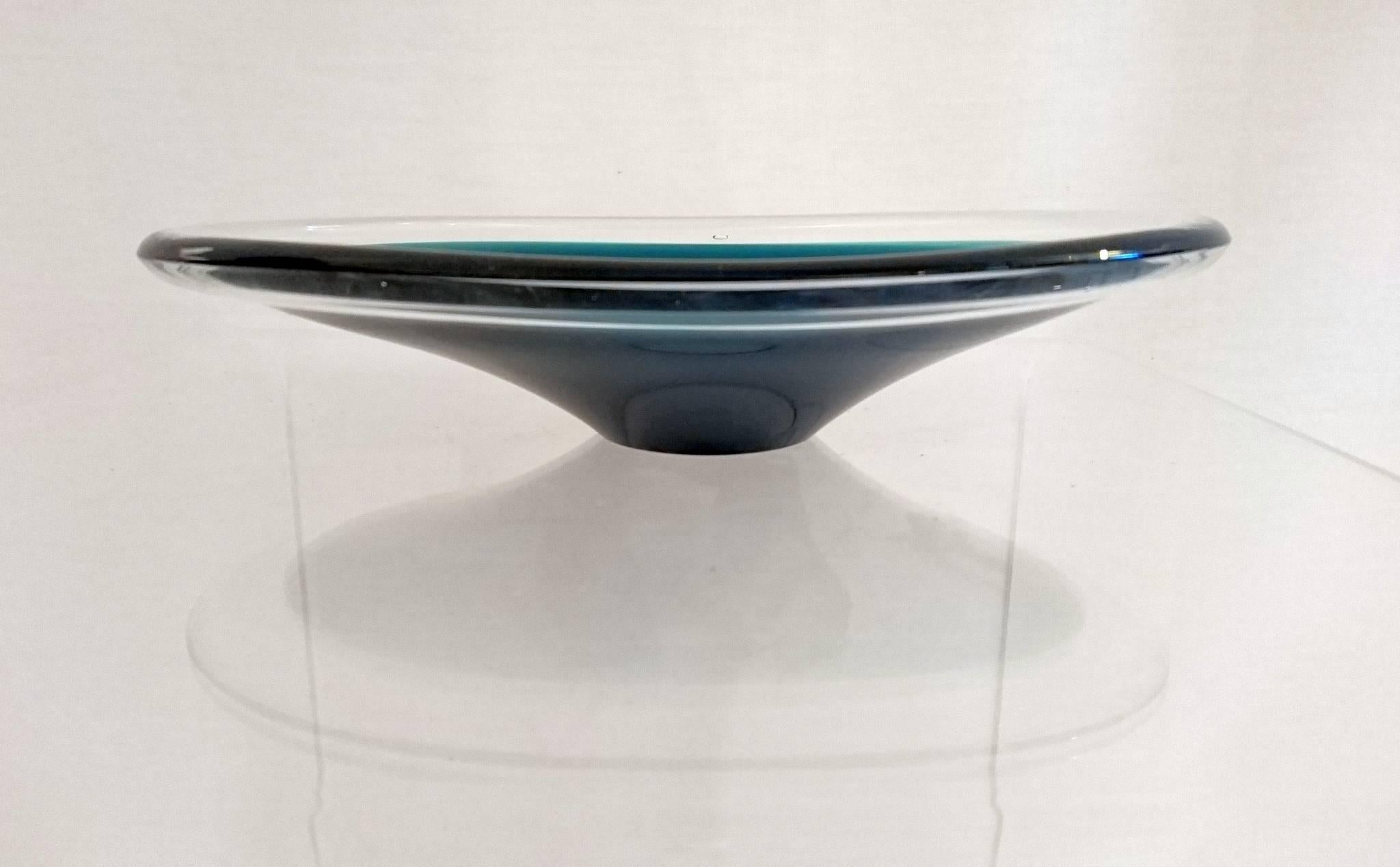 Swedish Midcentury Glass Bowl 