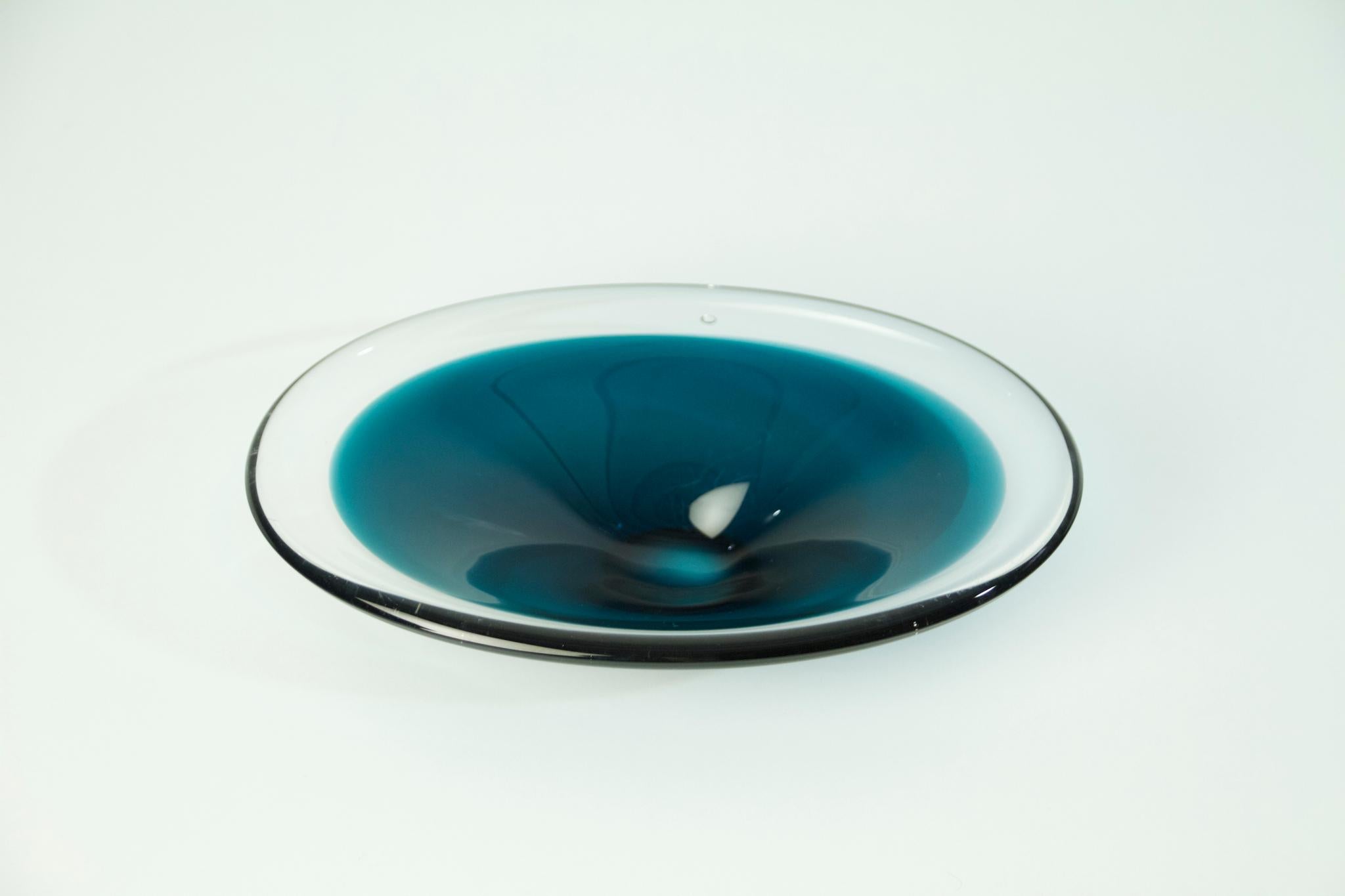 20th Century Midcentury Glass Bowl 