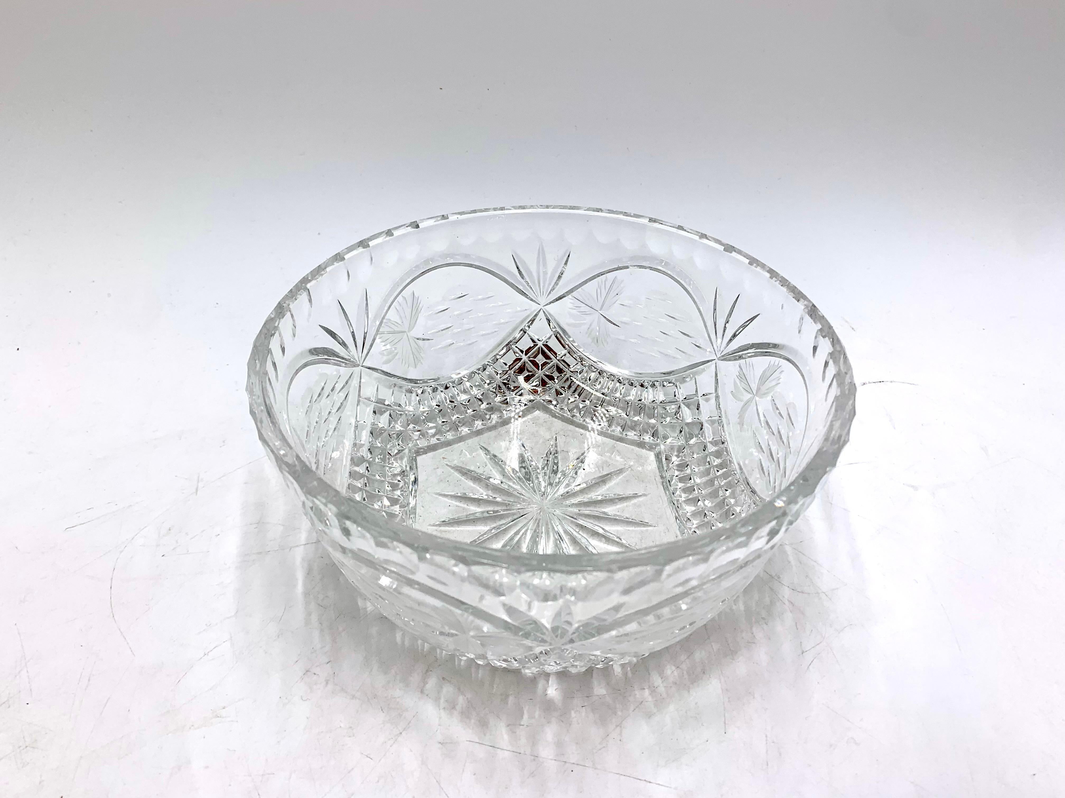 Mid-Century Modern Midcentury Glass Bowl, Poland, 1960s For Sale