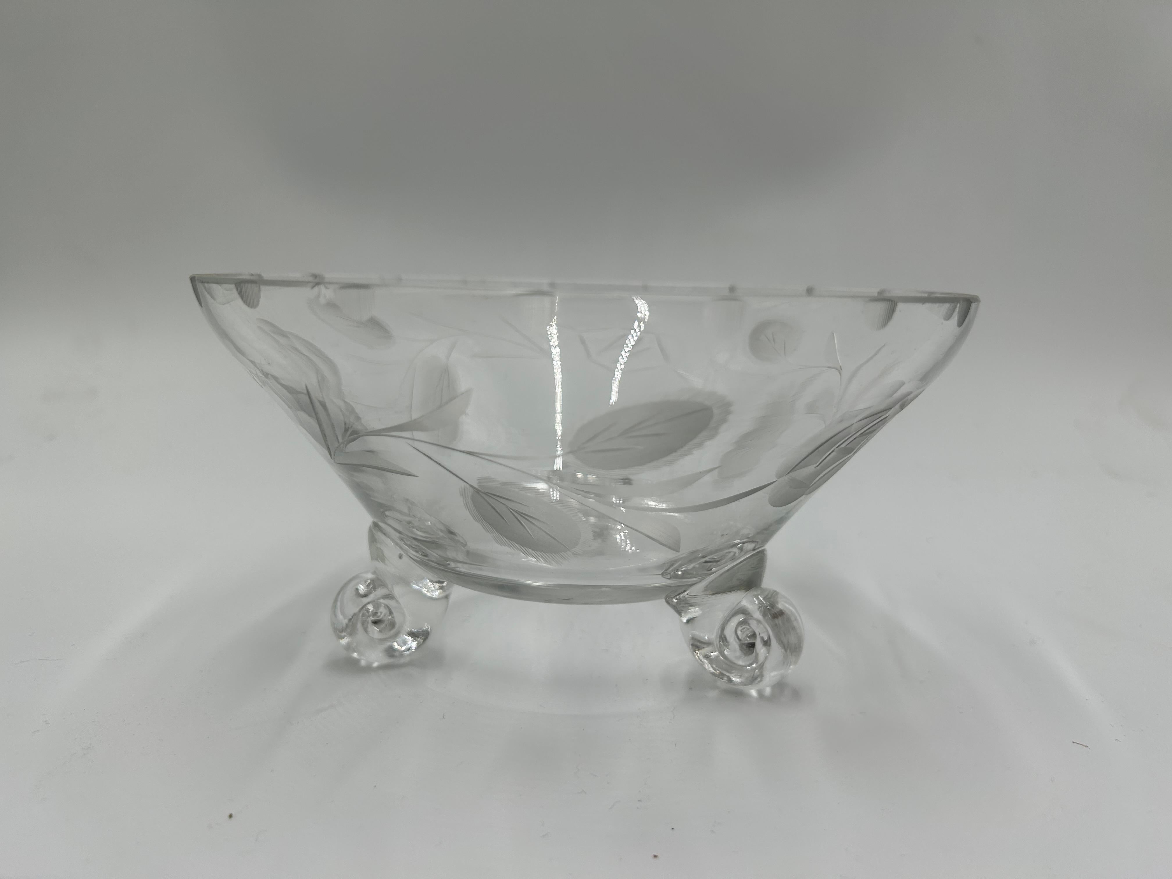 Mid-Century Modern Midcentury Glass Bowl, Poland, 1960s For Sale