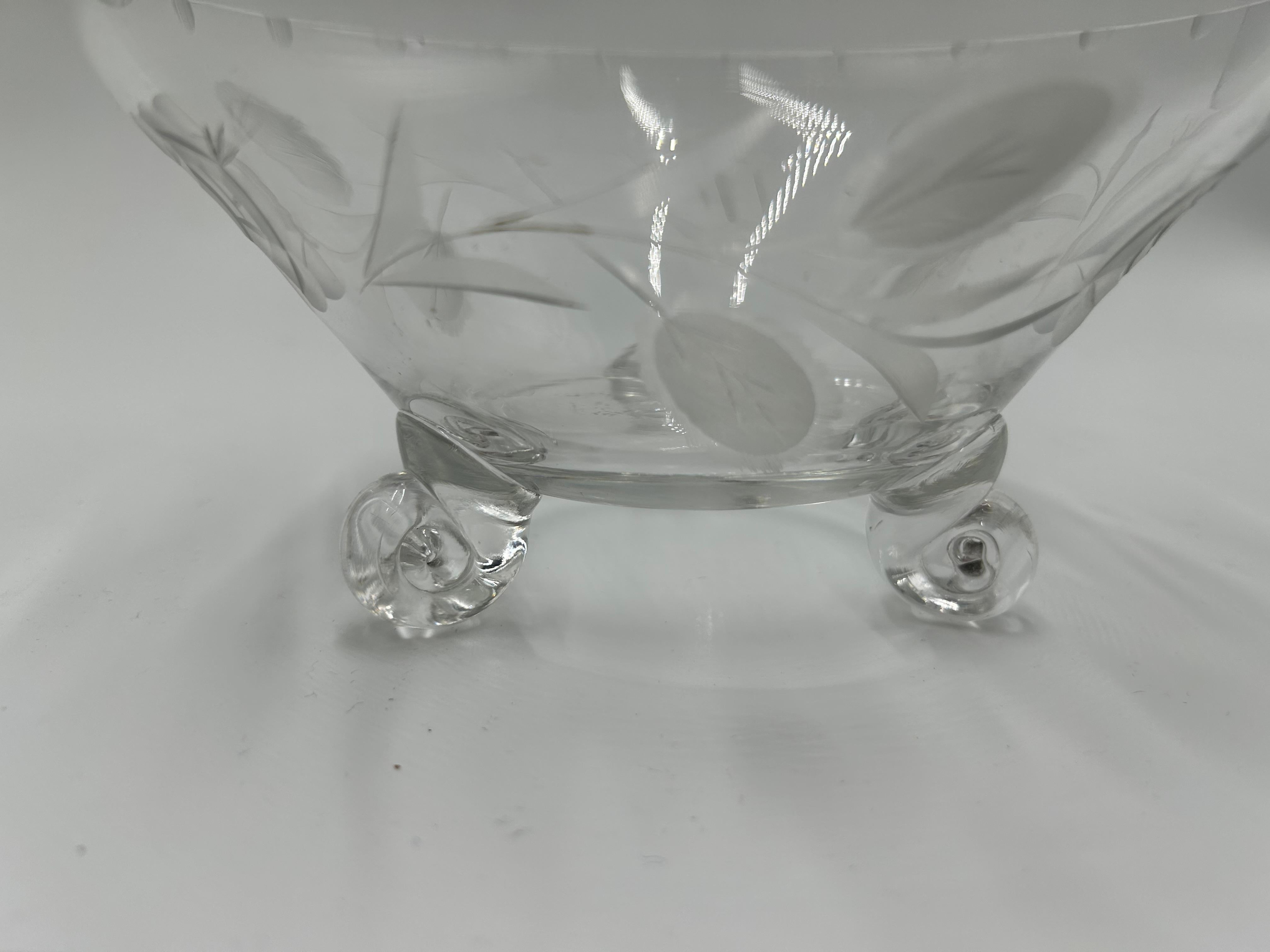 Mid-20th Century Midcentury Glass Bowl, Poland, 1960s For Sale