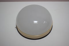 Mitte des Jahrhunderts  Deckenleuchte aus Glas, Einbau- oder Wandleuchte, 1960er-Jahre