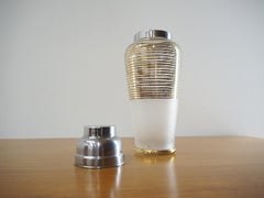 Coctail Shaker in vetro del Medioevo, Cecoslovacchia, anni '60