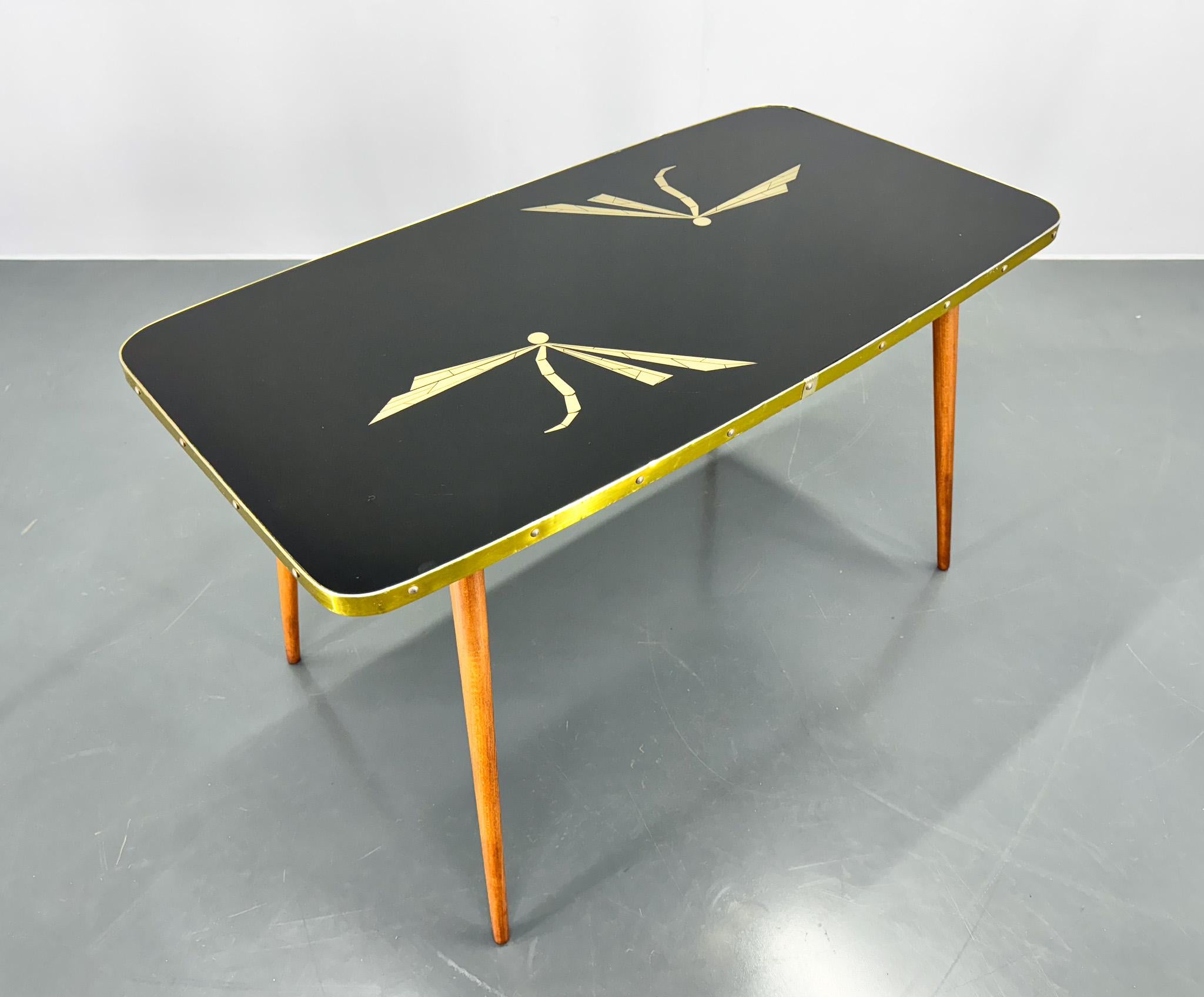 Mid-Century Modern Table basse en verre fabriquée en Allemagne, 1960 en vente