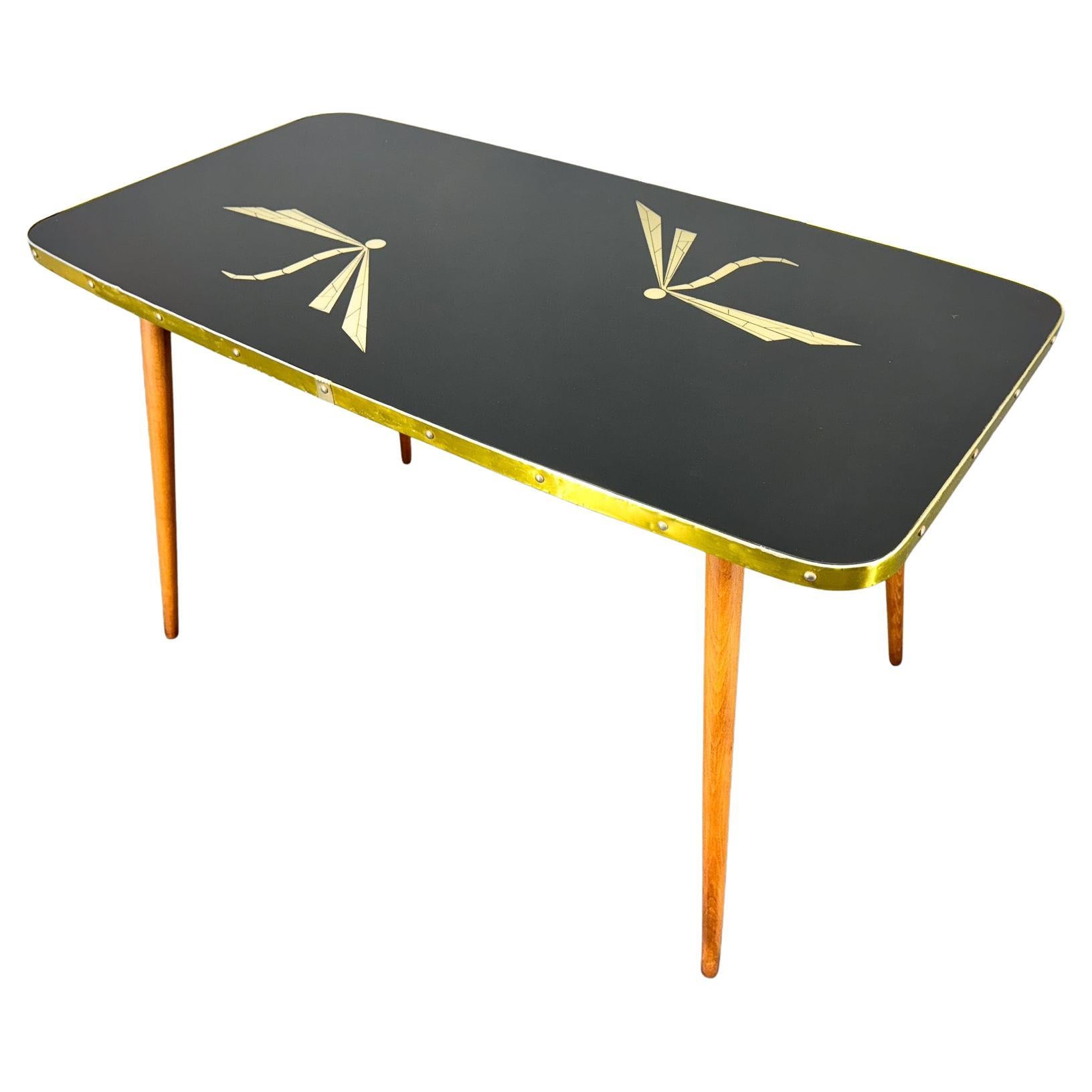 Table basse en verre fabriquée en Allemagne, 1960
