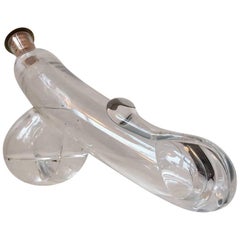 Vintage Midcentury Glass Fallos - Penis Decanter by Holmegaard, Denmark, 1960s