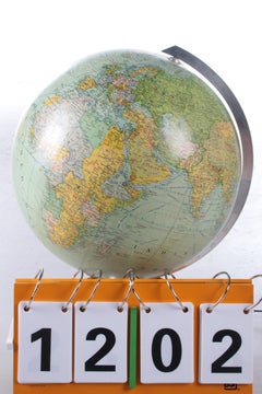 Midcentury Glass Globe with Light from JRO Verlag Munich, Germany 1960