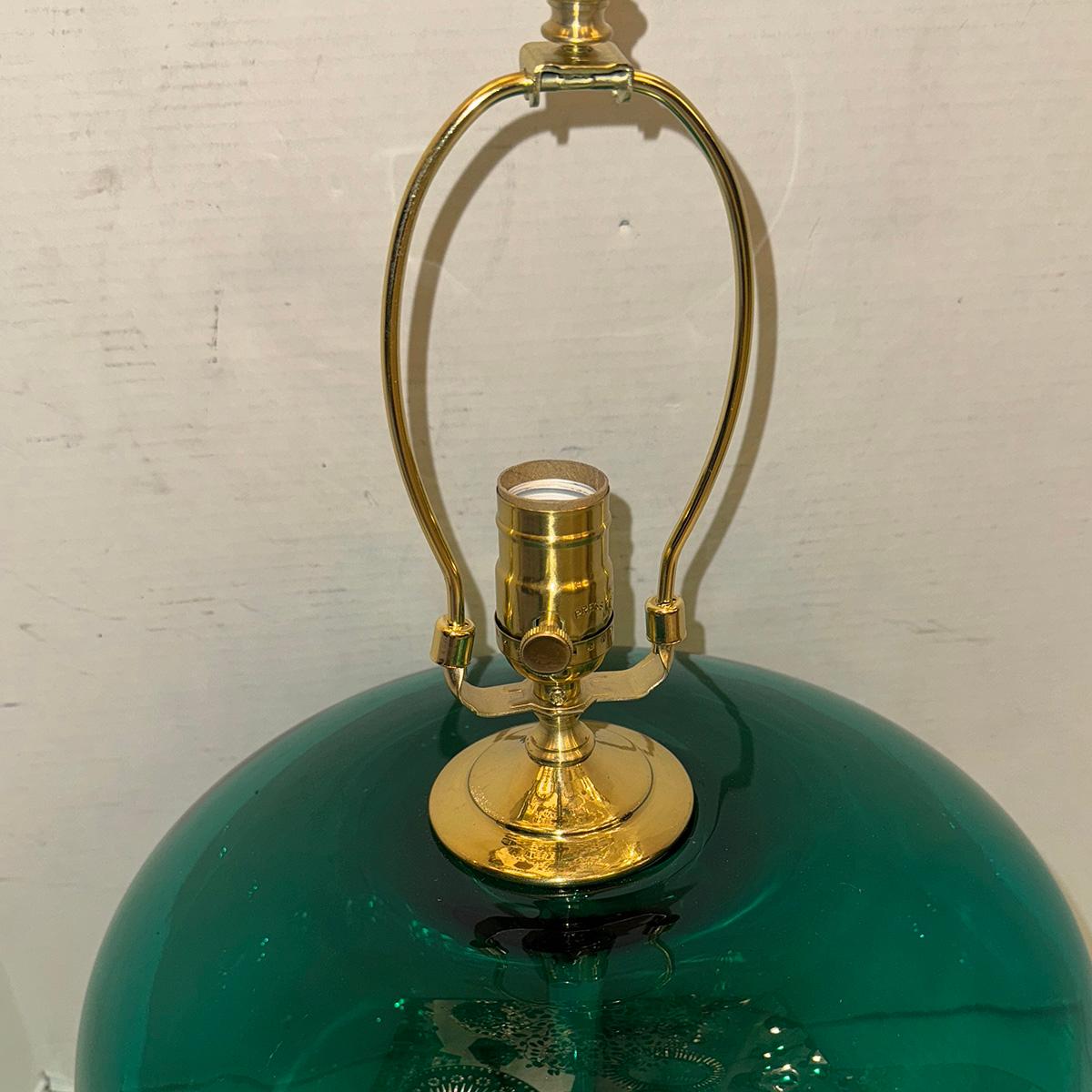 Lámpara de cristal de mediados de siglo en Bueno estado para la venta en New York, NY