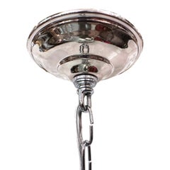 Midcentury Glass Light Fixture