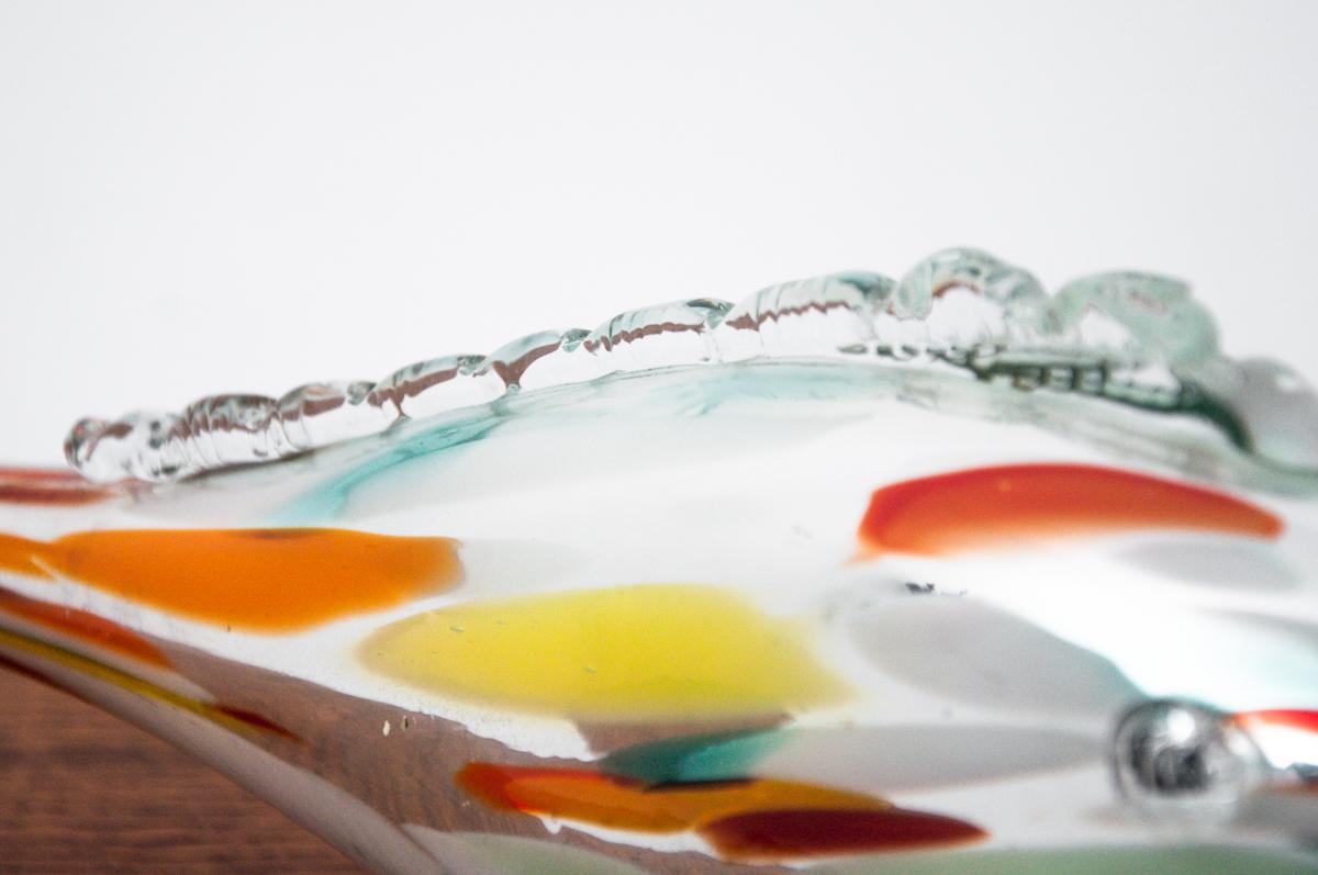 glass fish ornament 1970s