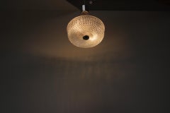 Midcentury Glass Pendant by Kamenicky Senov, 1960s