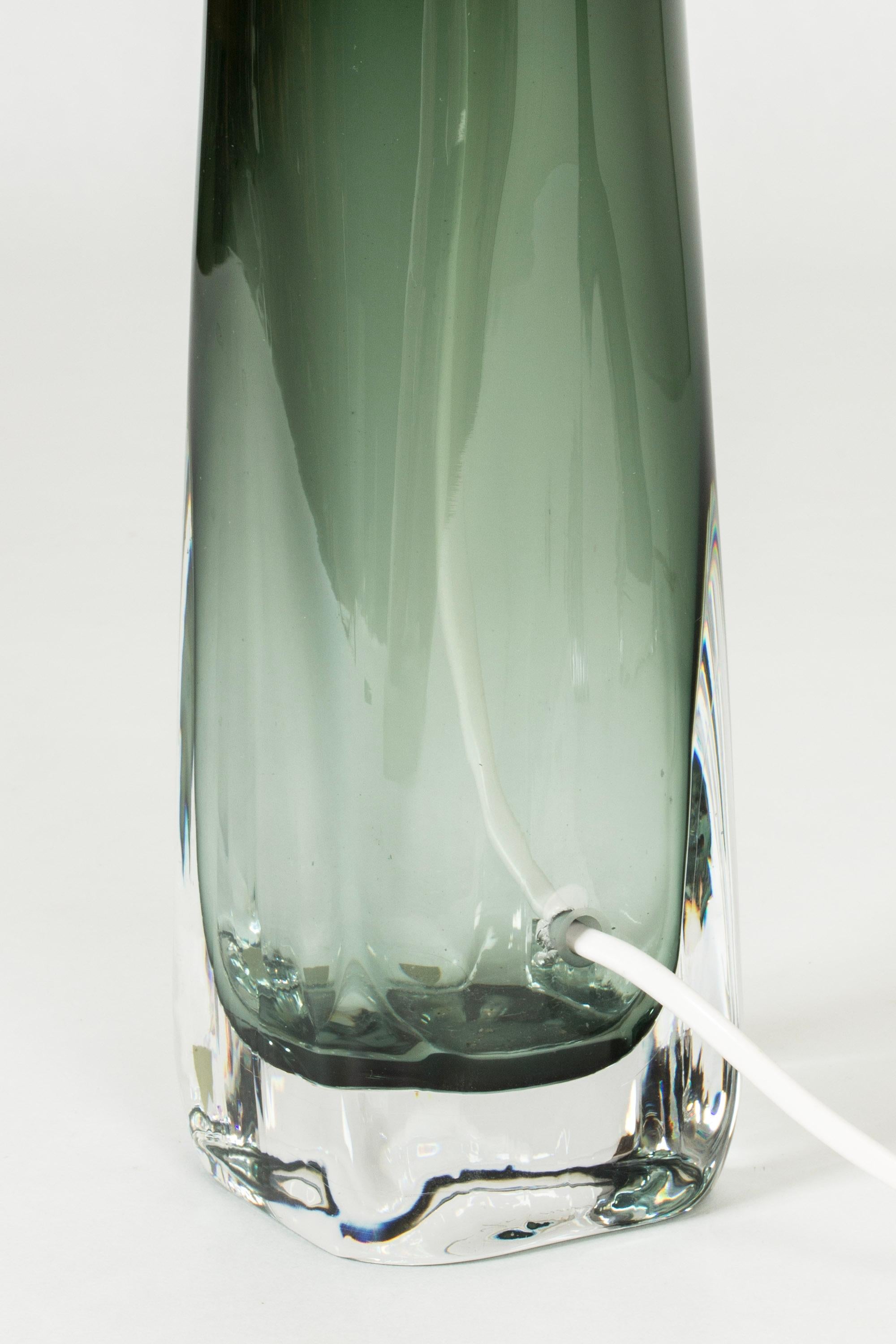 Mid-20th Century Midcentury Glass Table Lamps by Carl Fagerlund, Orrefors, Sweden, 1960s For Sale