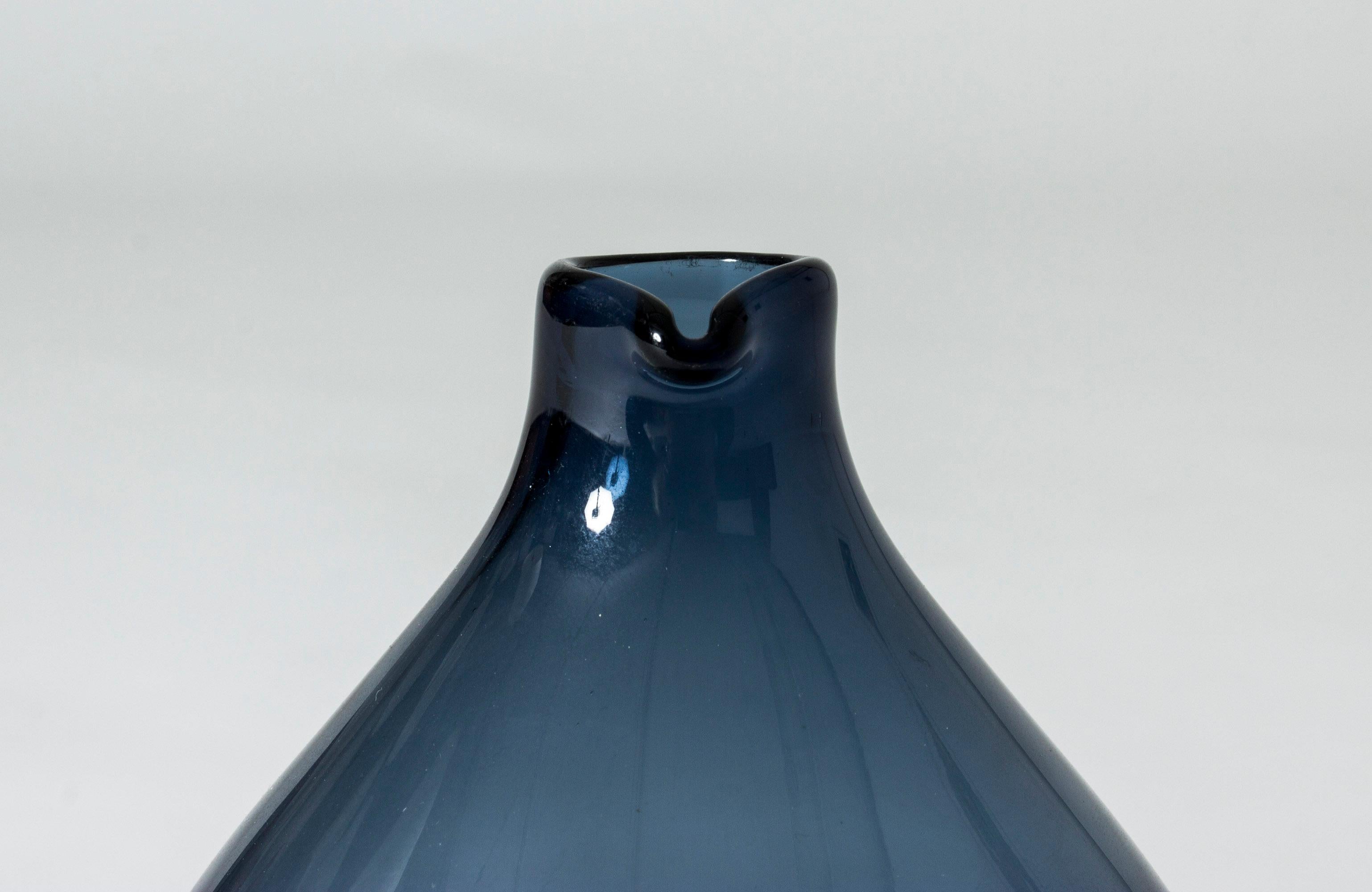 Finnish Midcentury Glass Vase by Timo Sarpaneva