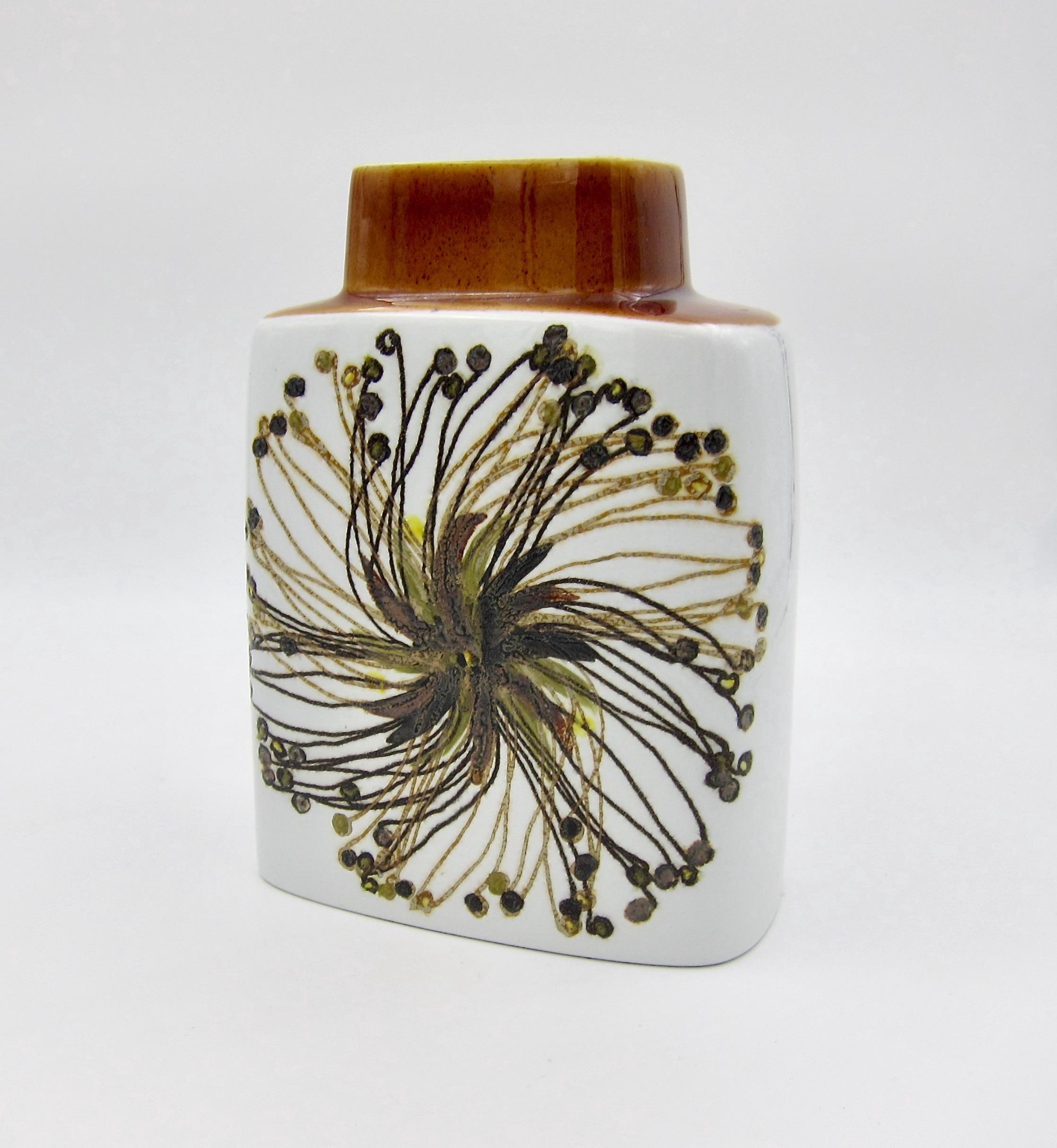 Scandinavian Modern Midcentury Scandinavian Glazed Faience Vase by Ellen Malmer for Royal Copenhagen