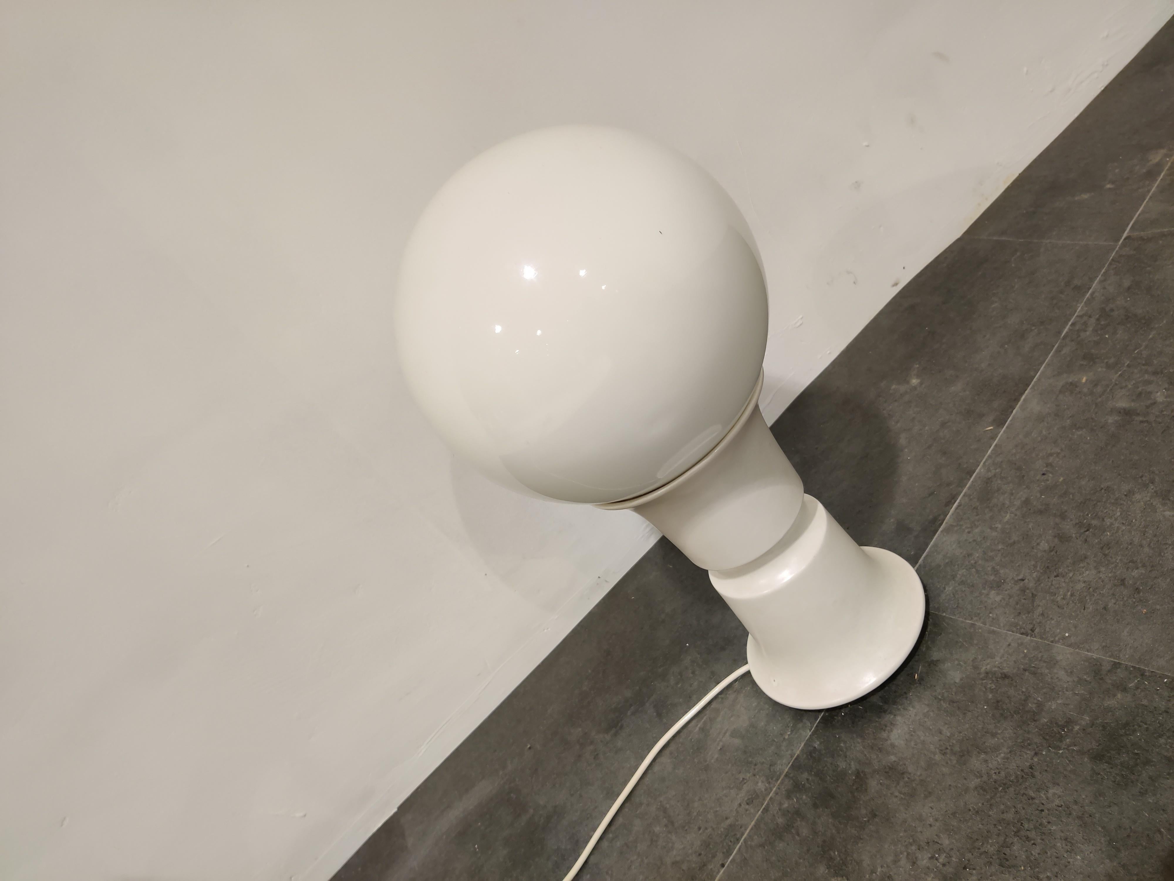 Ceramic Midcentury Globe Table Lamp, 1970s For Sale