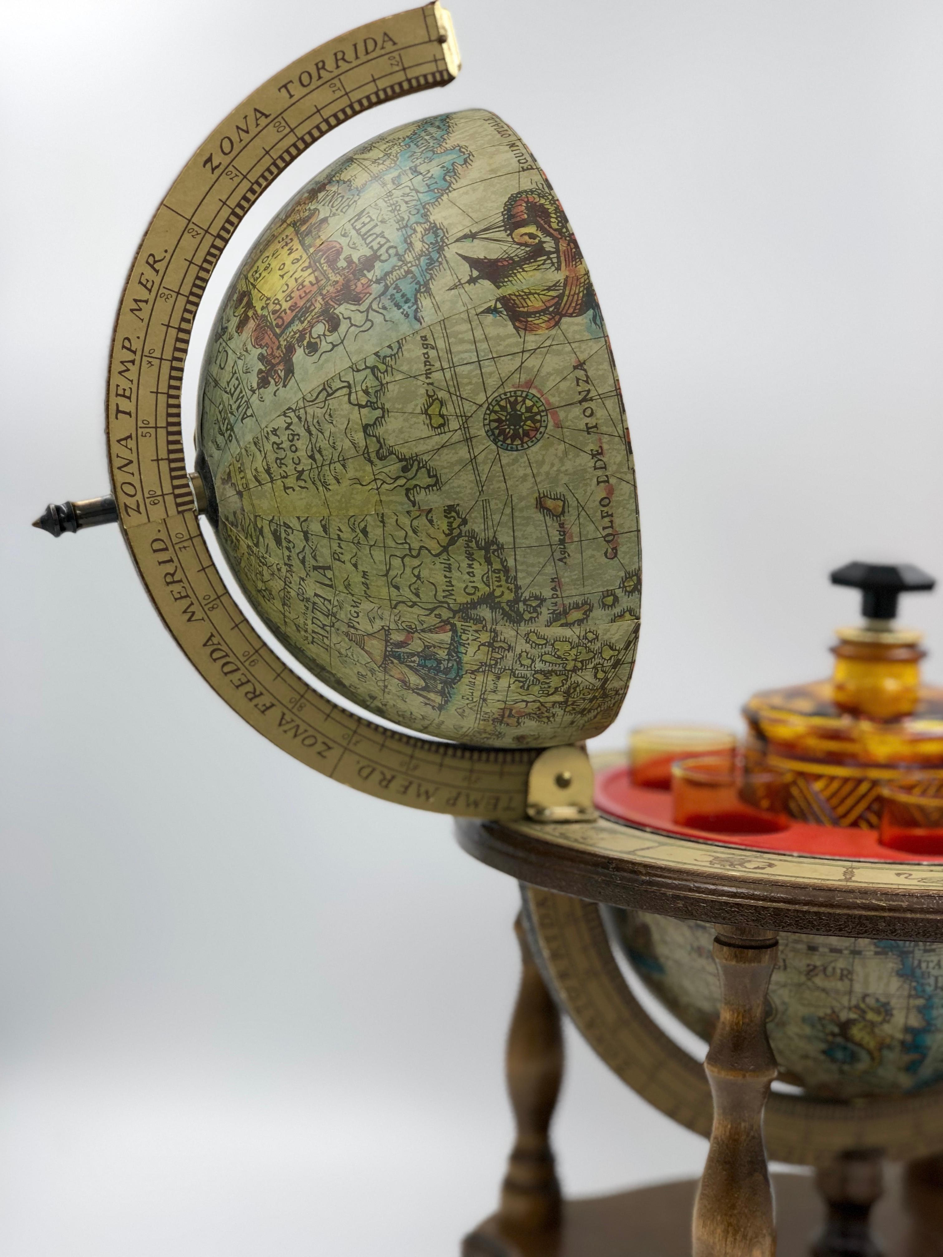 globe with hidden compartment