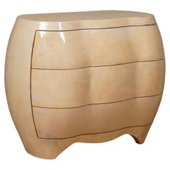 Commodes italiano di metà secolo in Wood Wood di capra, 1980